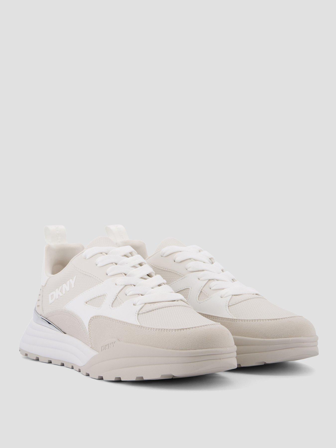 Image 6 of 7 of DKNY Zandrae - Lace Up Sneaker 60mm - White