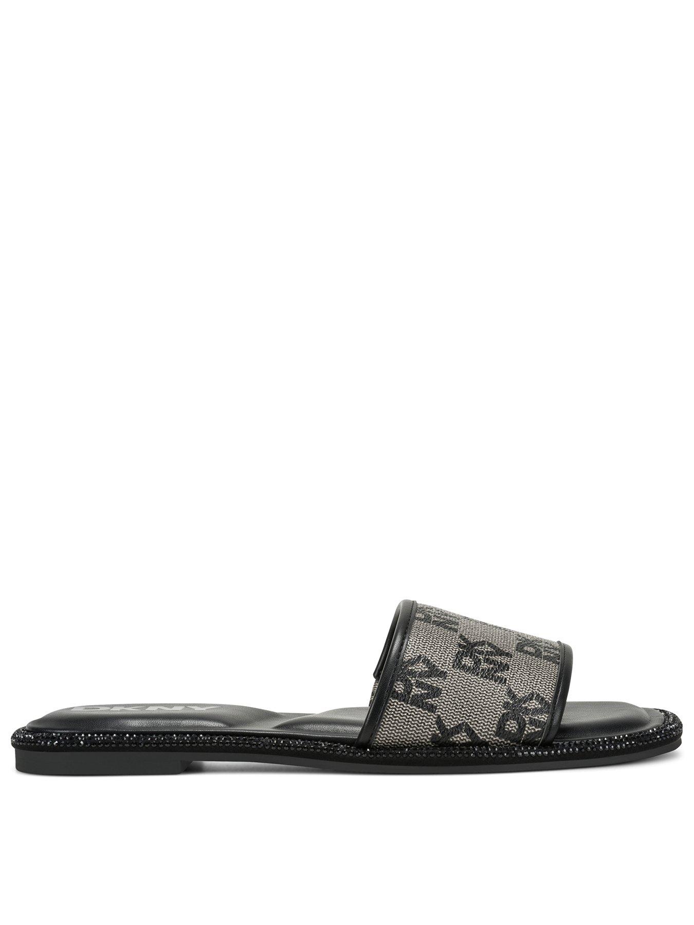 DKNY Badin - Flat Sliders 5mm - Black