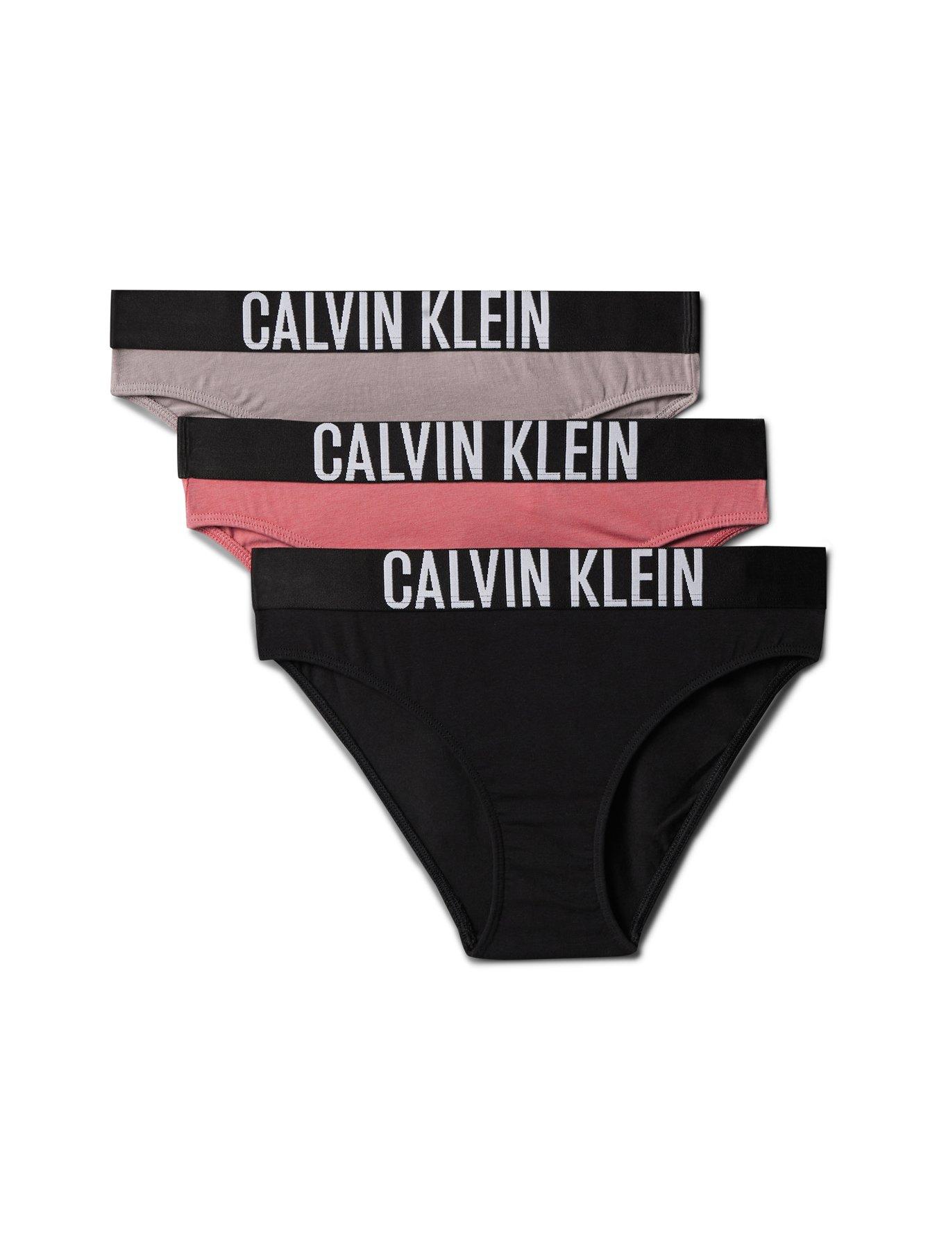 Calvin Klein Girls 3 Pack Intense Power Bikini Briefs