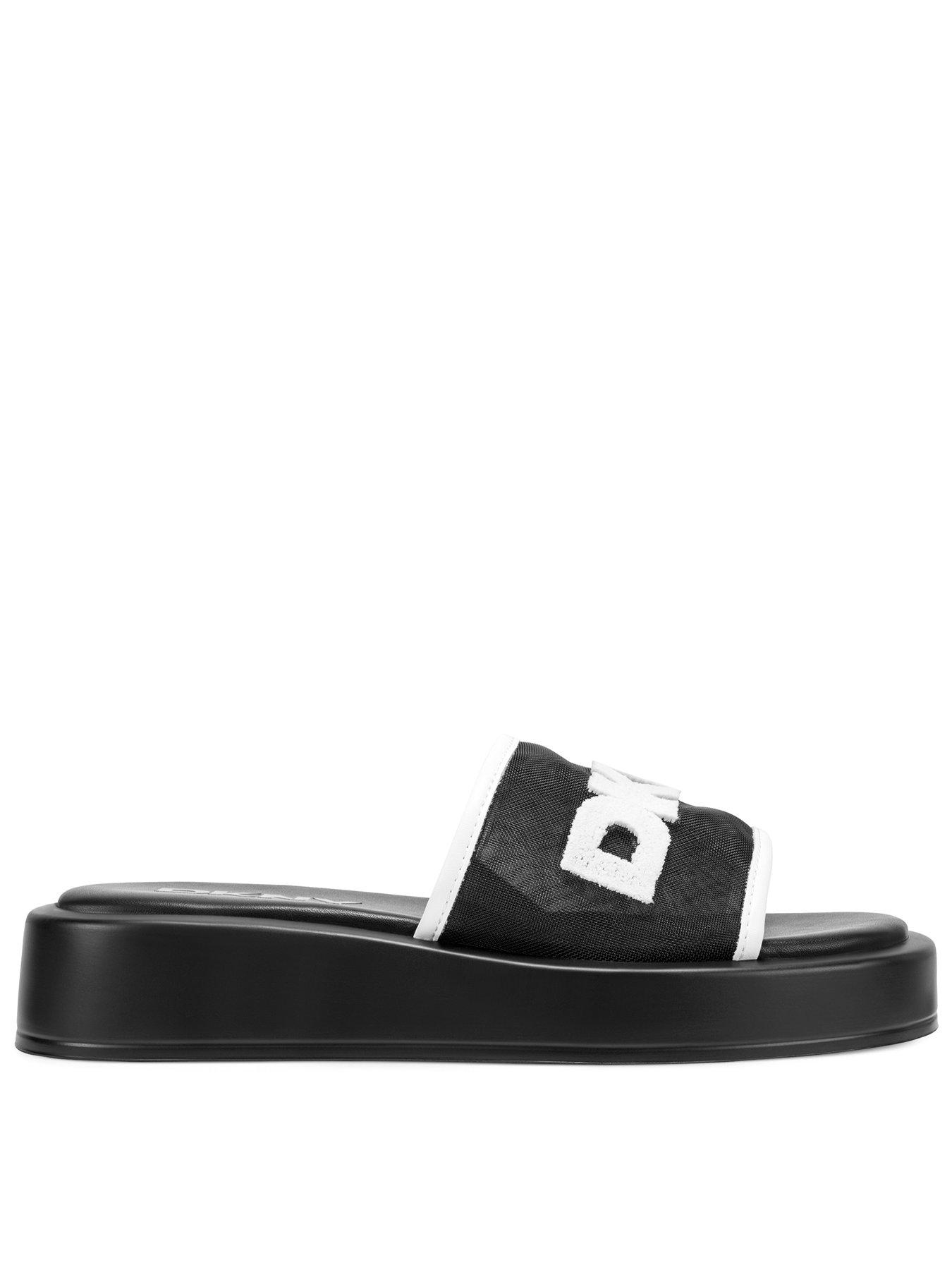 Image 1 of 5 of DKNY Orion Logo Mesh - Platform Slide 40mm