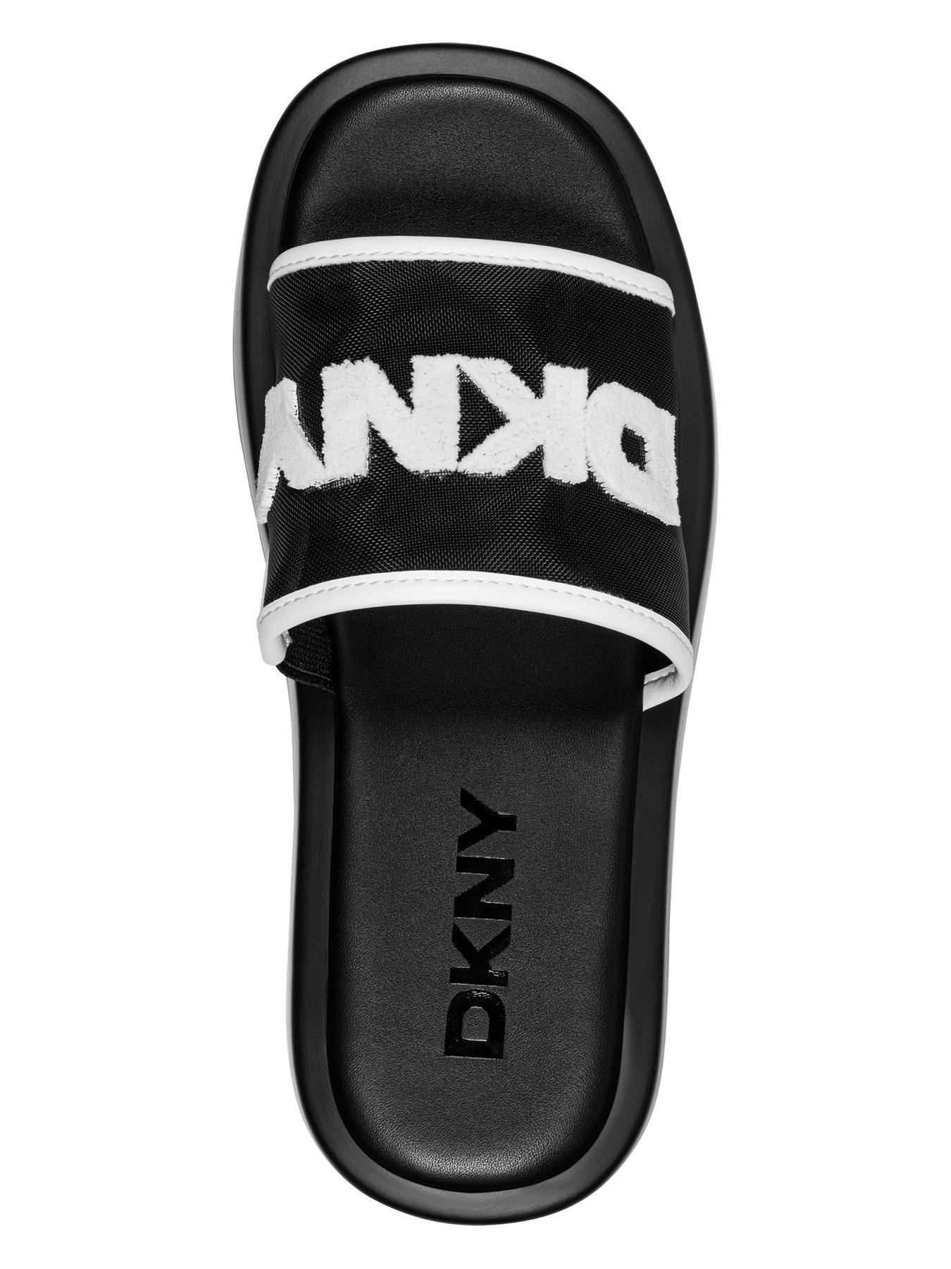 Image 4 of 5 of DKNY Orion Logo Mesh - Platform Slide 40mm