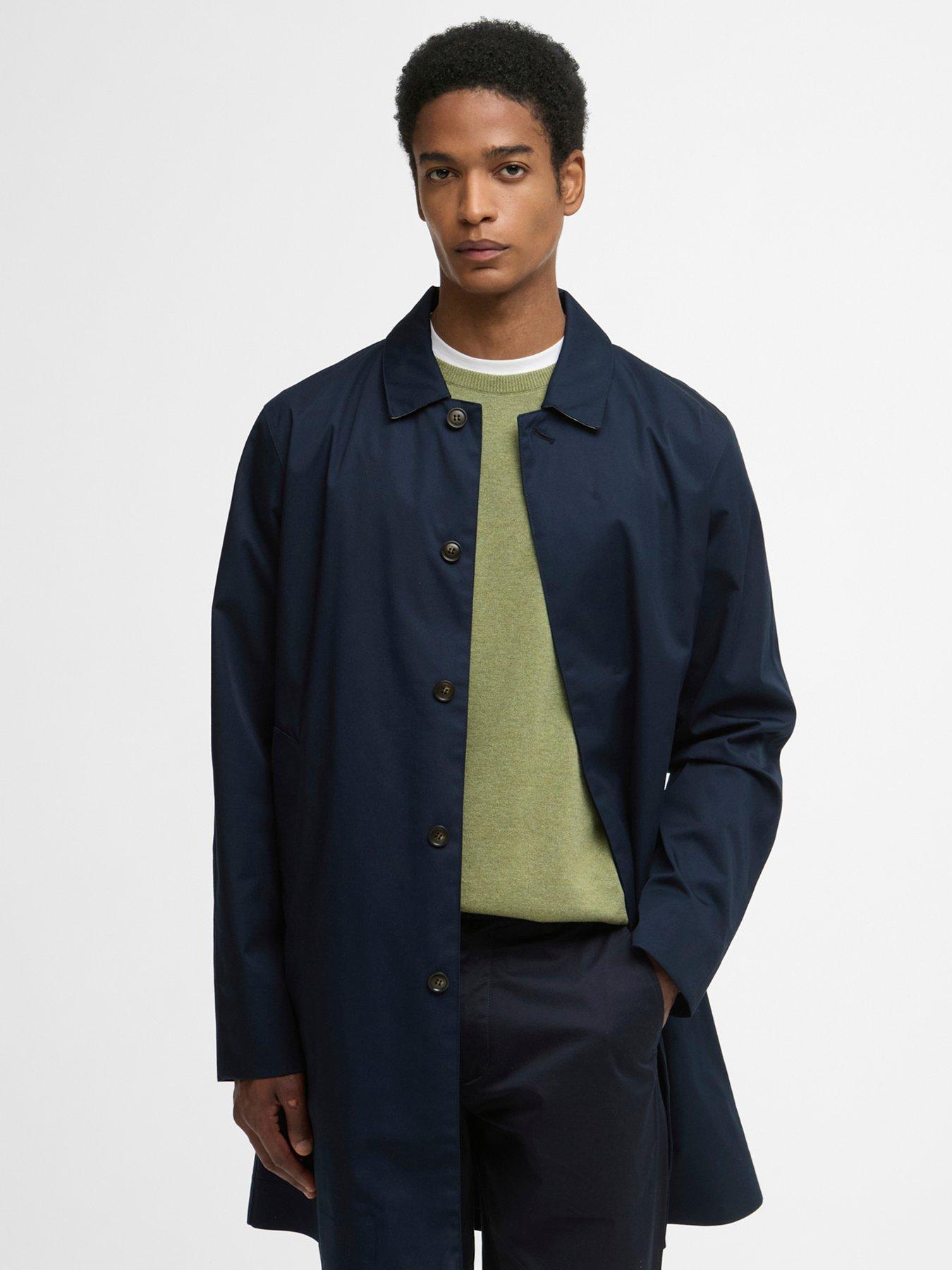 Barbour Barbour Rokig Waterproof Mac Jacket - Navy