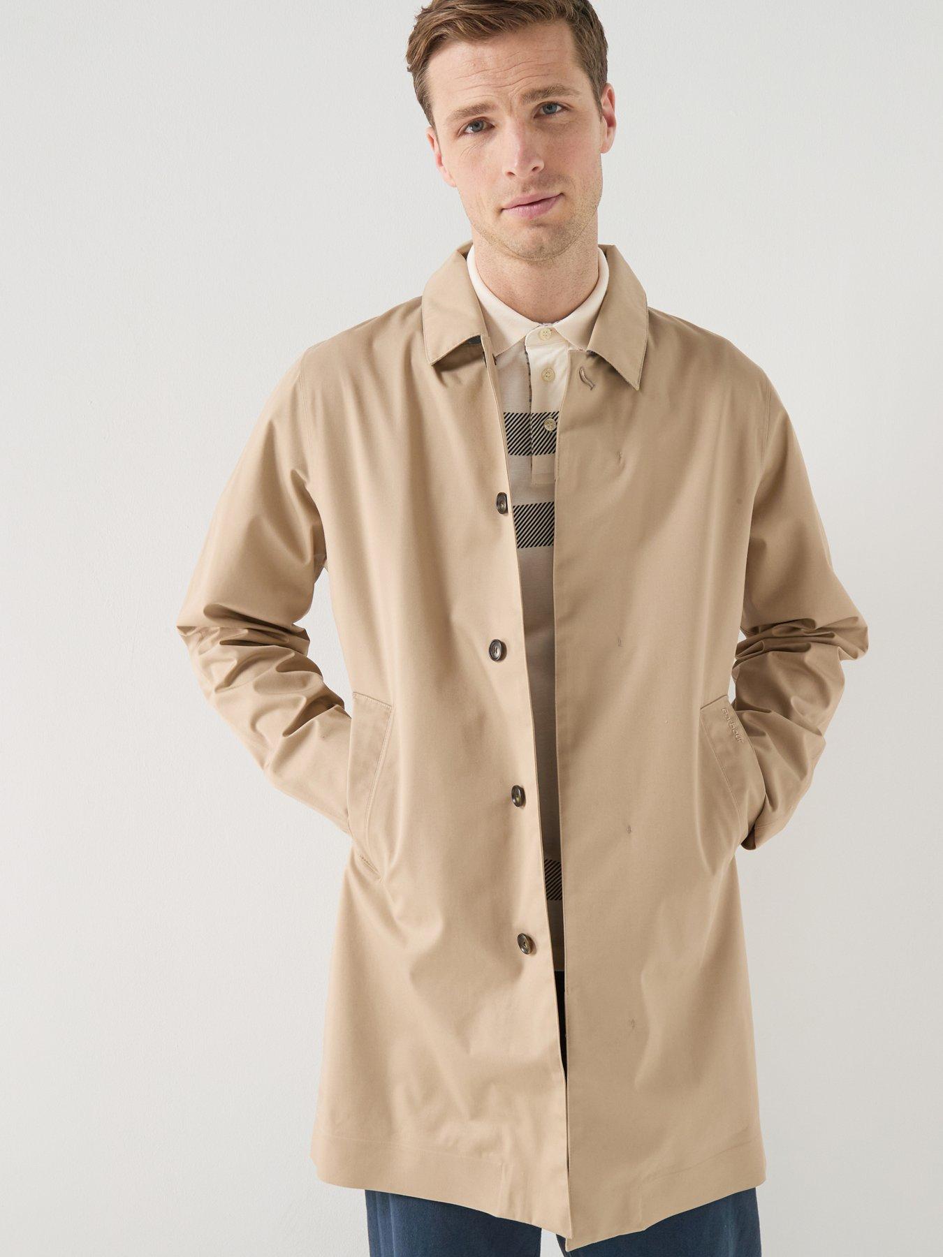 Image 1 of 6 of Barbour Rokig Waterproof Mac Jacket - Beige