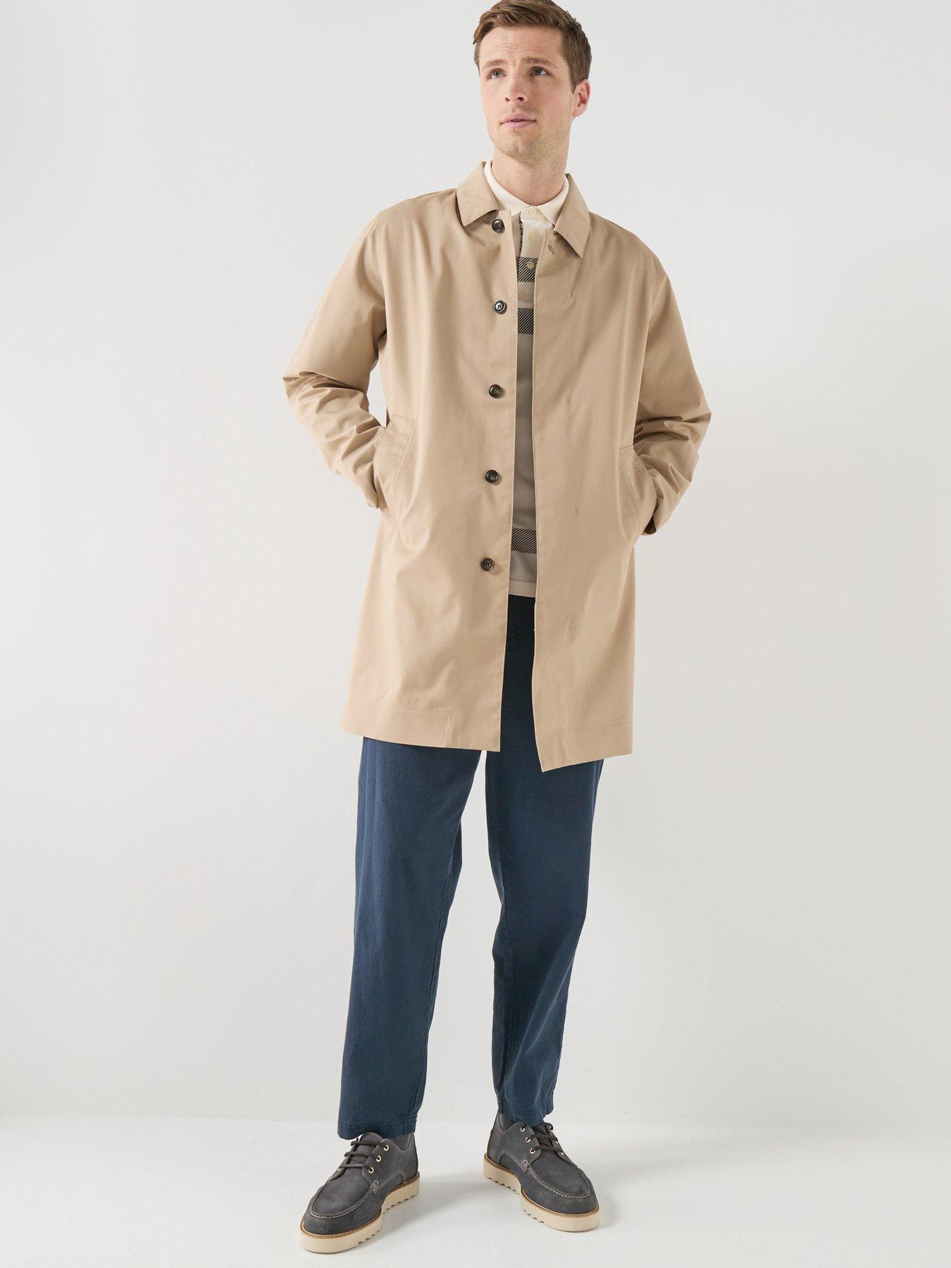 Image 3 of 6 of Barbour Rokig Waterproof Mac Jacket - Beige