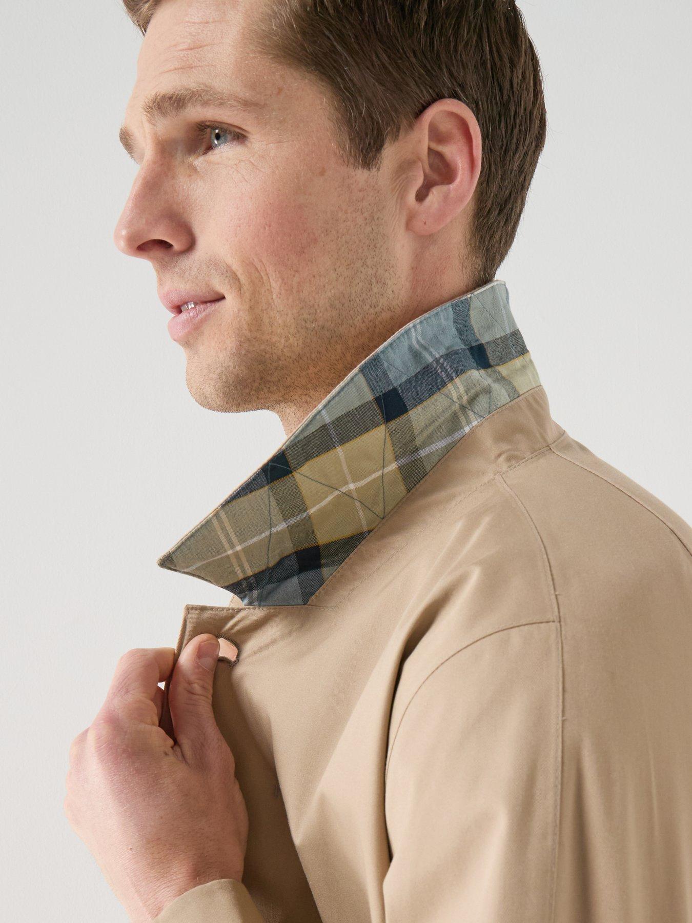 Image 4 of 6 of Barbour Rokig Waterproof Mac Jacket - Beige