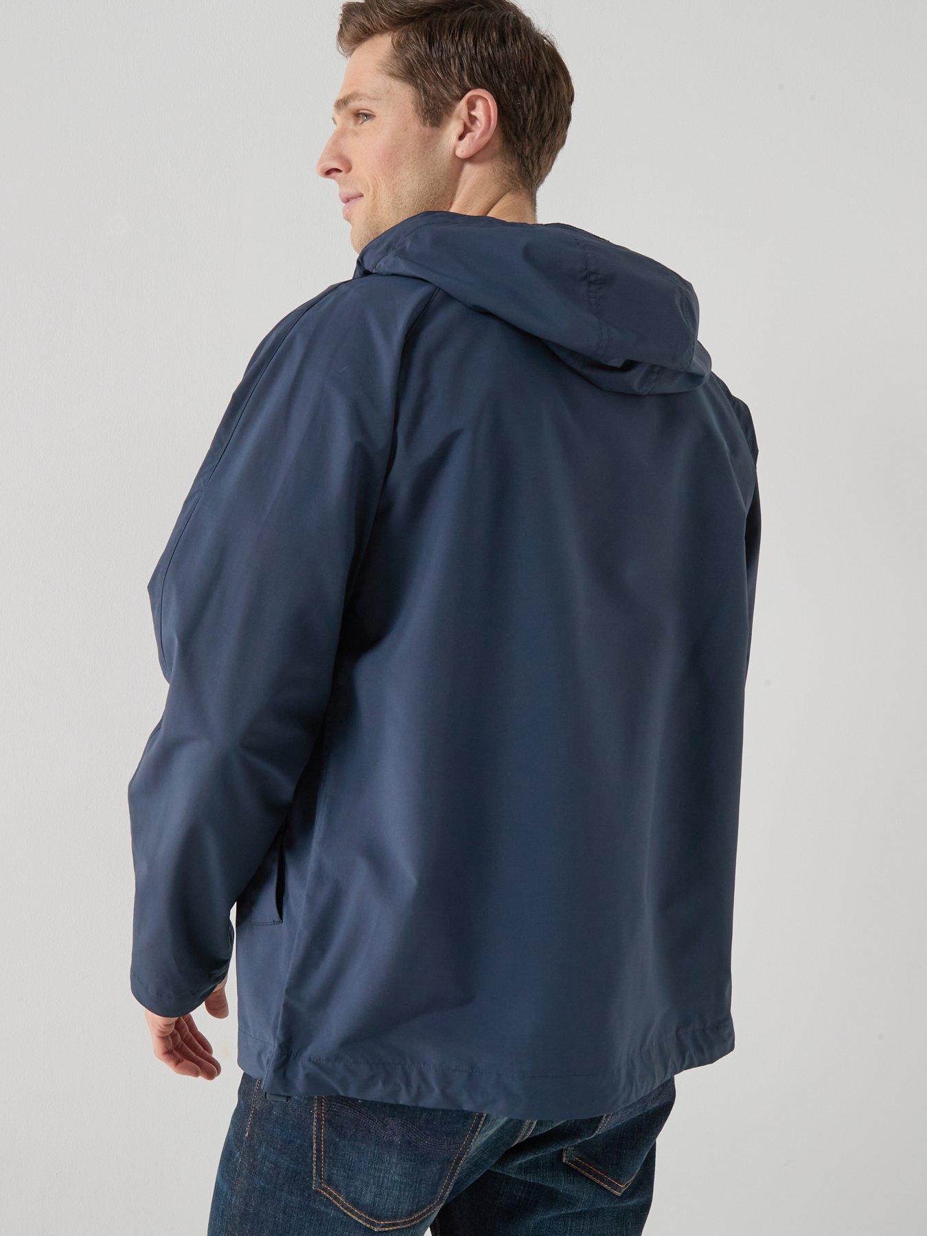 Barbour Modern Rokig Hooded Showerproof Jacket - Navy | Very