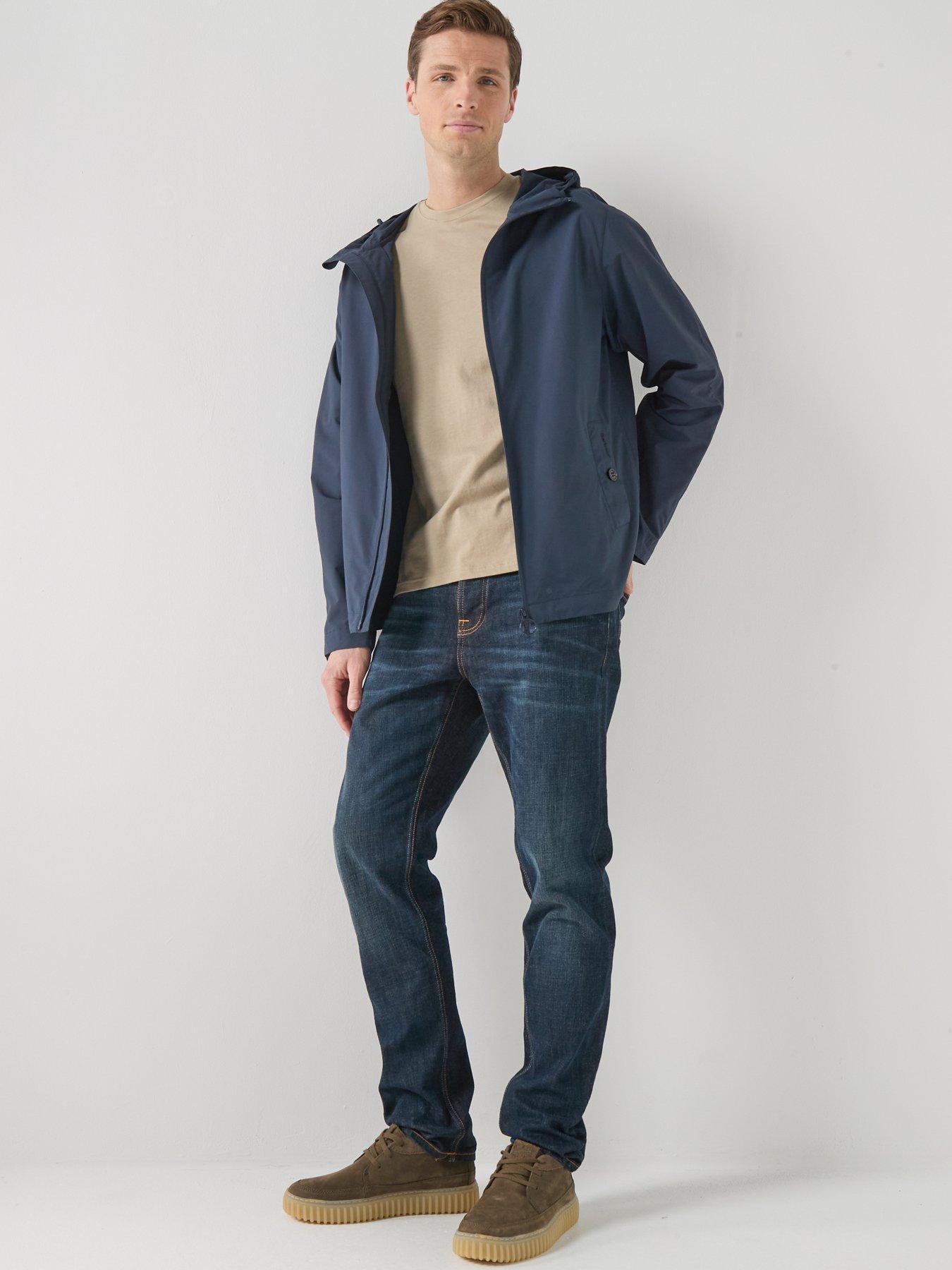 Barbour Modern Rokig Hooded Showerproof Jacket - Navy | Very