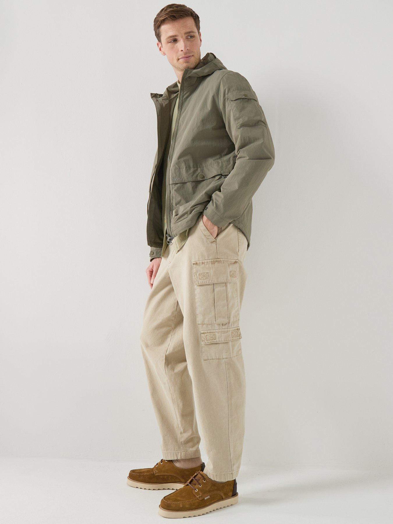 Image 5 of 6 of Barbour Modern Rokig Hooded Showerproof Jacket - Khaki