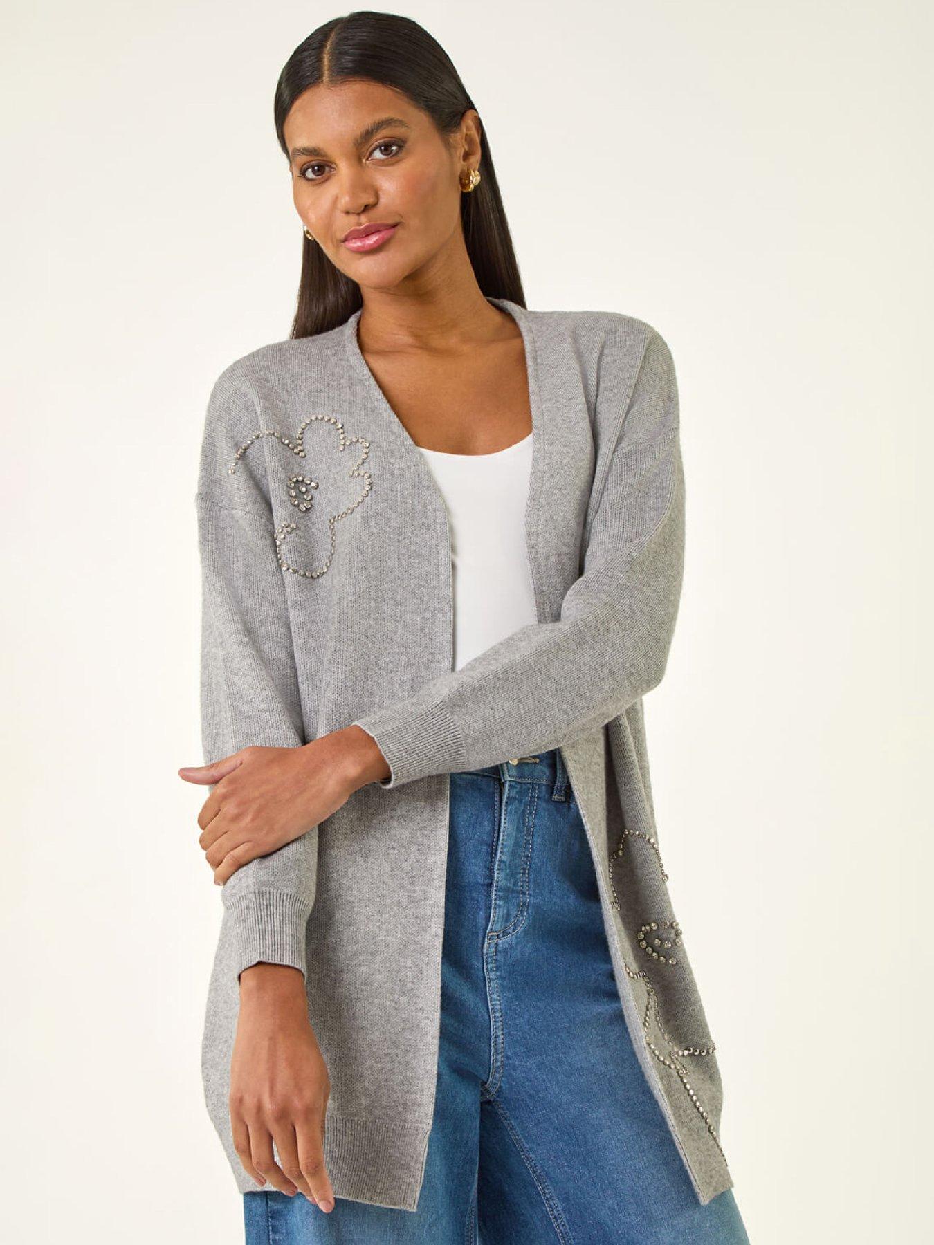 Roman Floral Embellished Knit Cardigan | Very