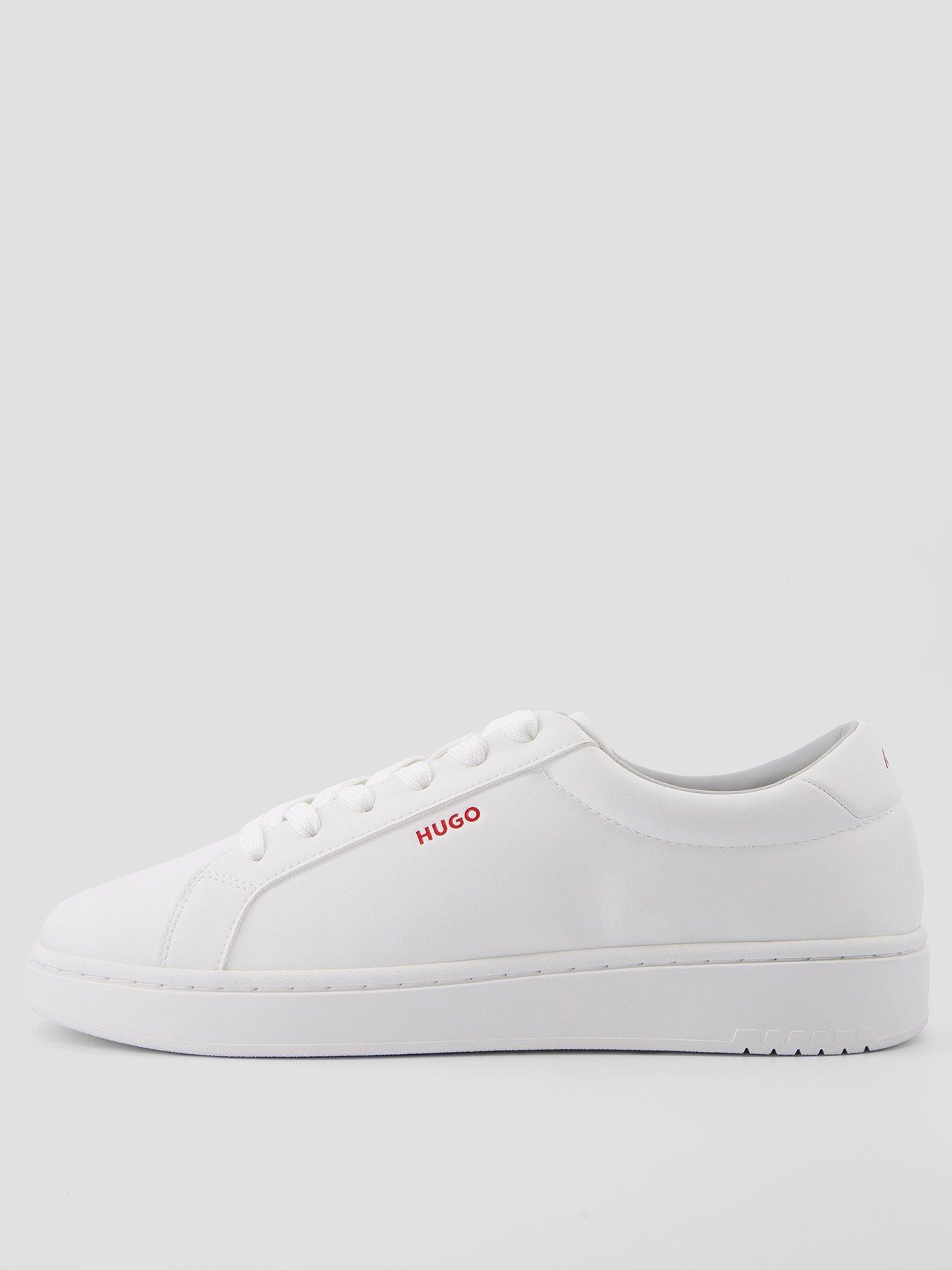 HUGO Neston Tenn Pu Cupsole Trainers - White