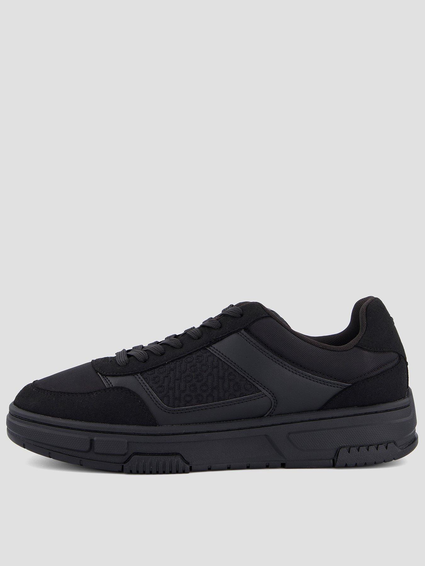 Hugo Yarrow Tenn Mix Chunky Trainers - Black