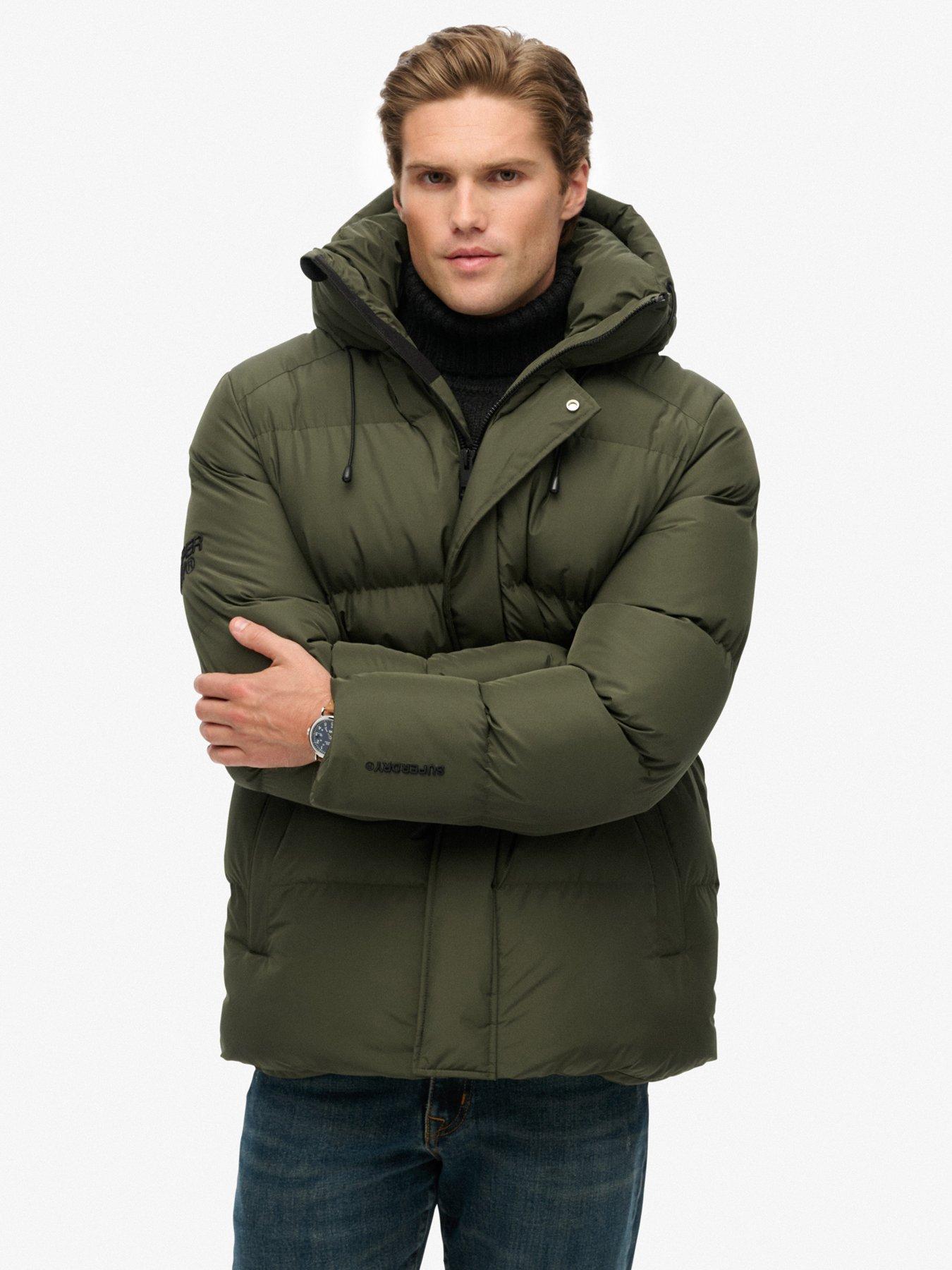Image 5 of 7 of Superdry Hooded 5 Baffle Sports Jacket - Khaki