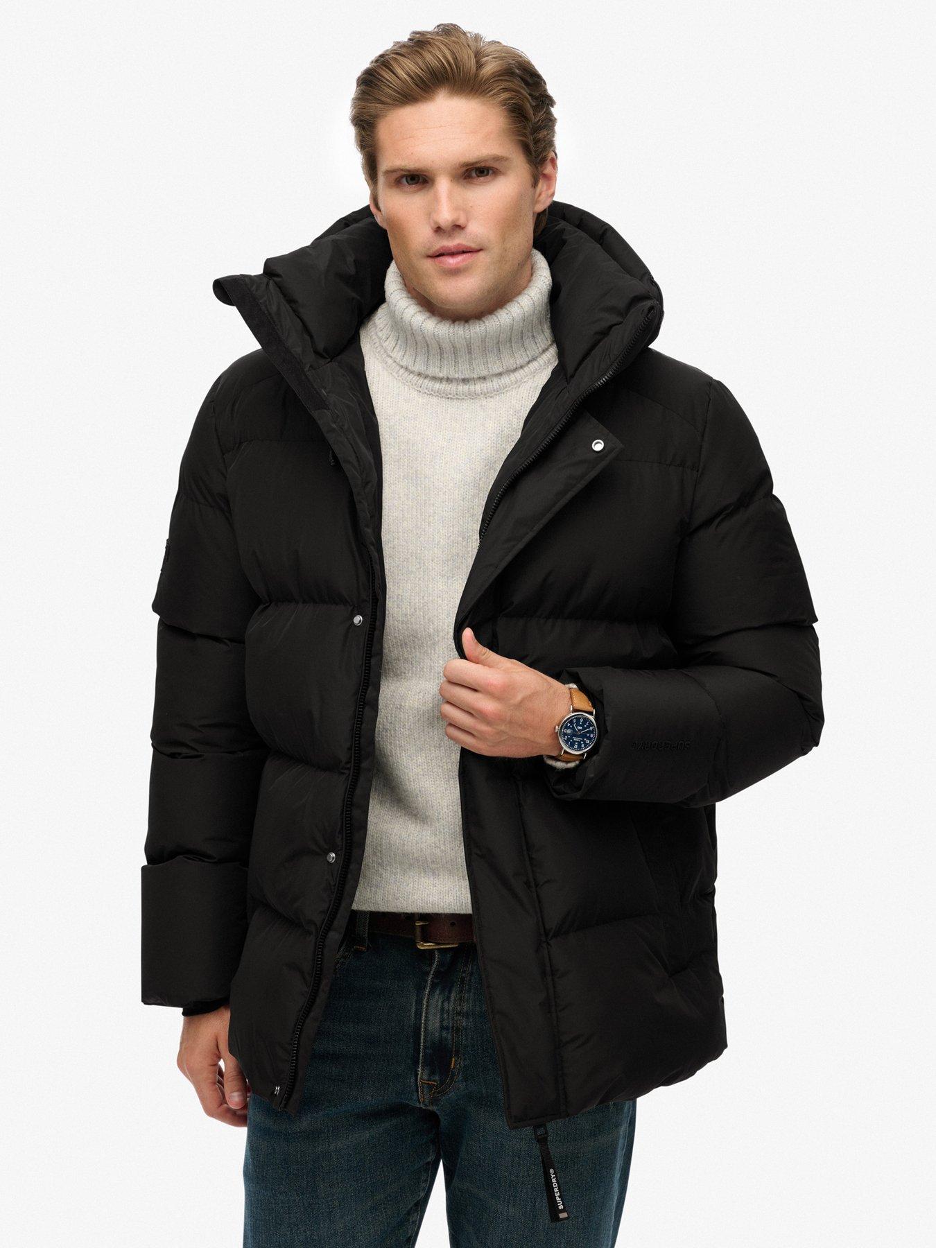 Superdry Superdry Hooded 5 Baffle Sports Jacket - Black