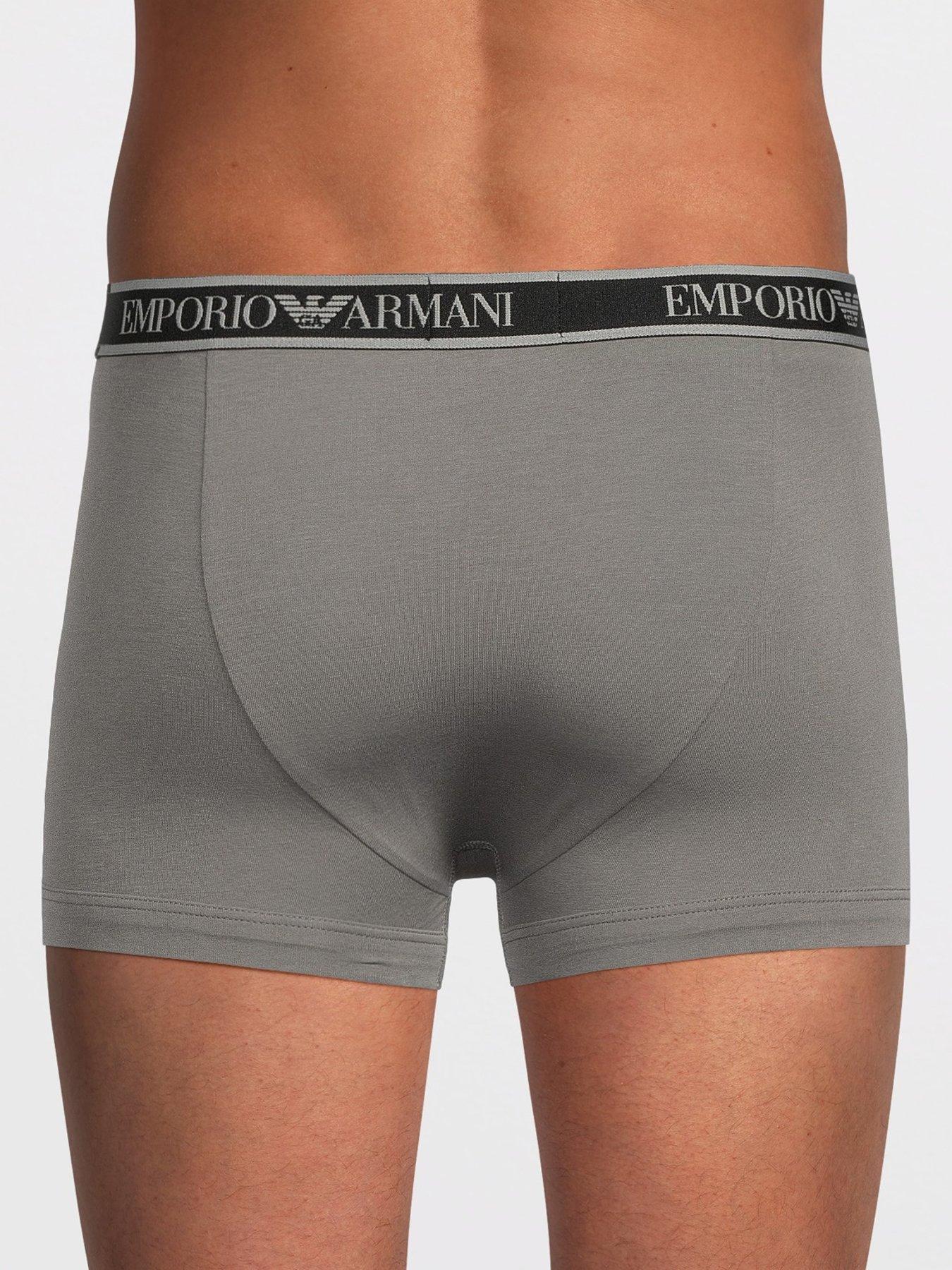 Image 3 of 4 of Emporio Armani Bodywear Core Logoband 3 Pack Trunks - Multi