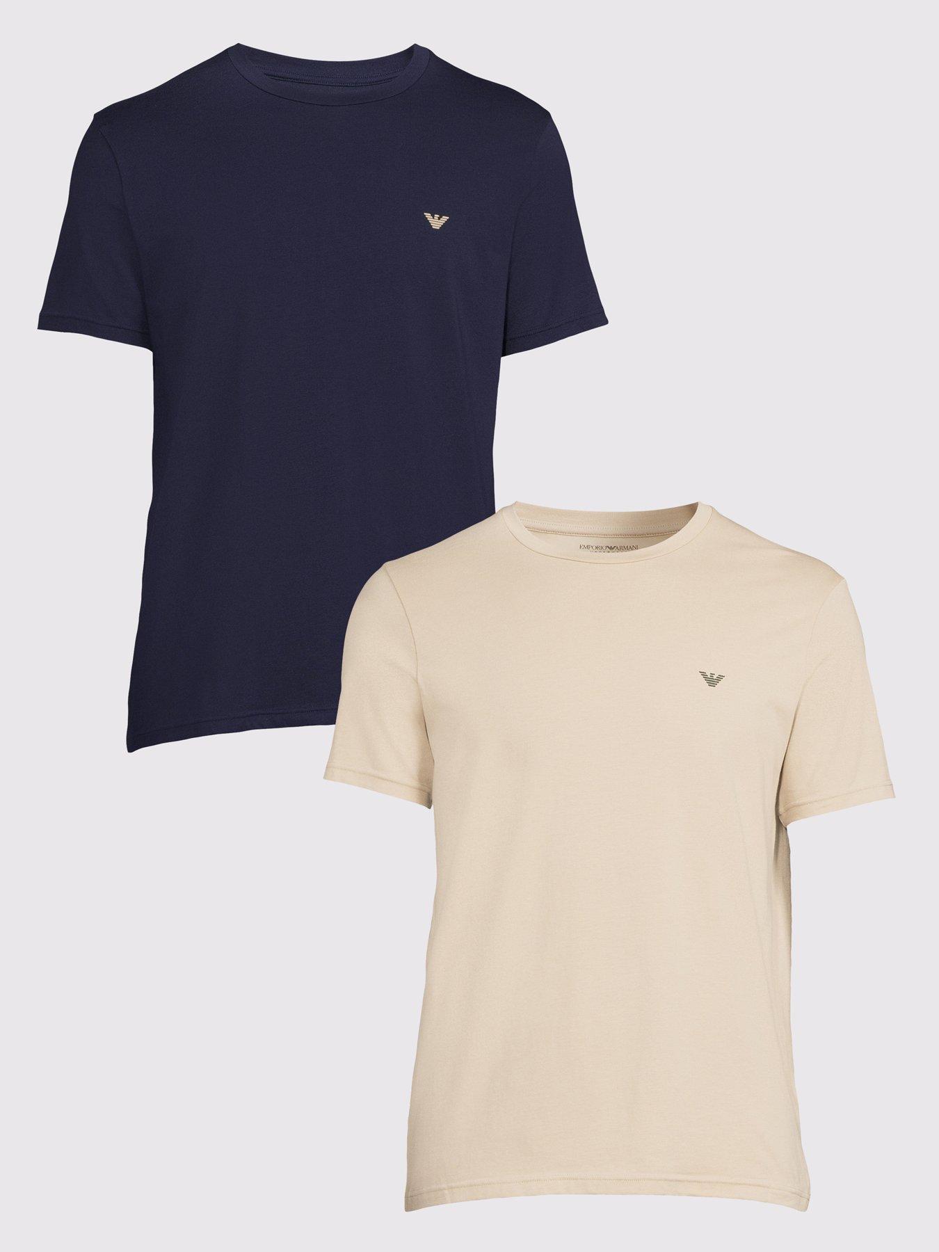 Emporio Armani Bodywear Endurance 2 Pack Crew Neck T-Shirt