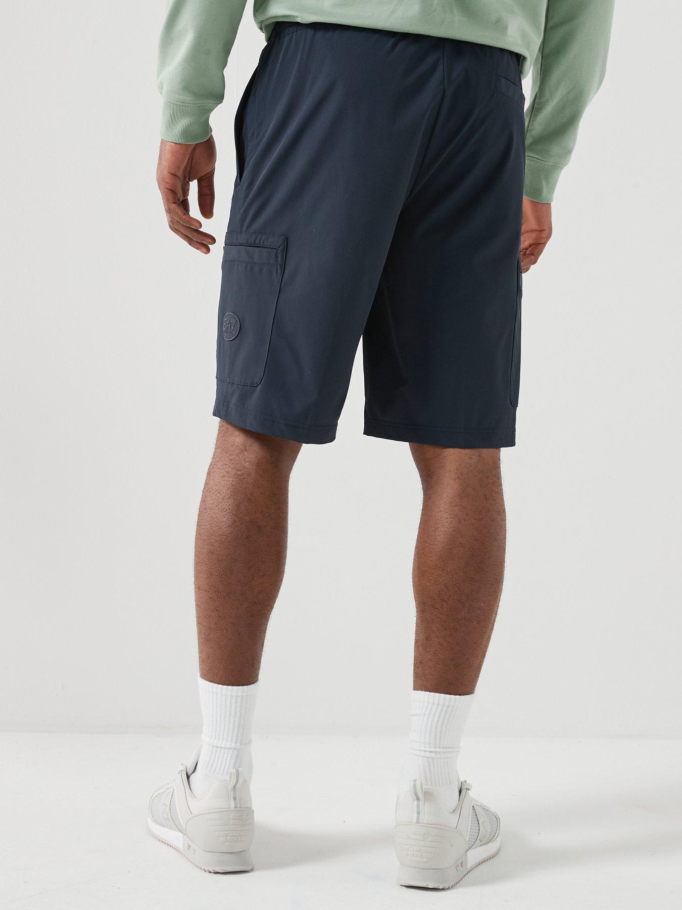 Image 2 of 6 of EA7 Emporio Armani Golf Pro Cargo Shorts - Dark Blue
