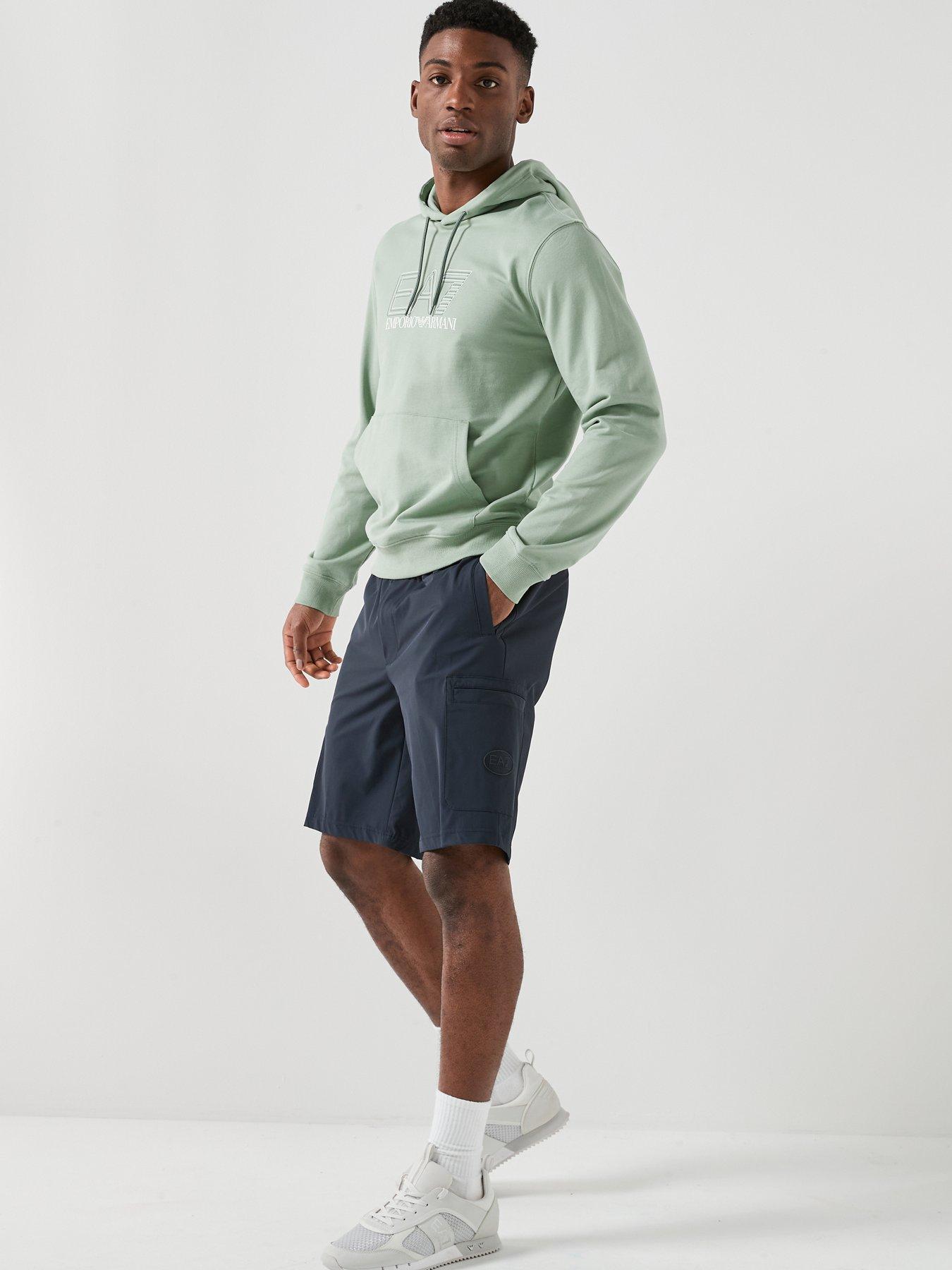 Image 3 of 6 of EA7 Emporio Armani Golf Pro Cargo Shorts - Dark Blue