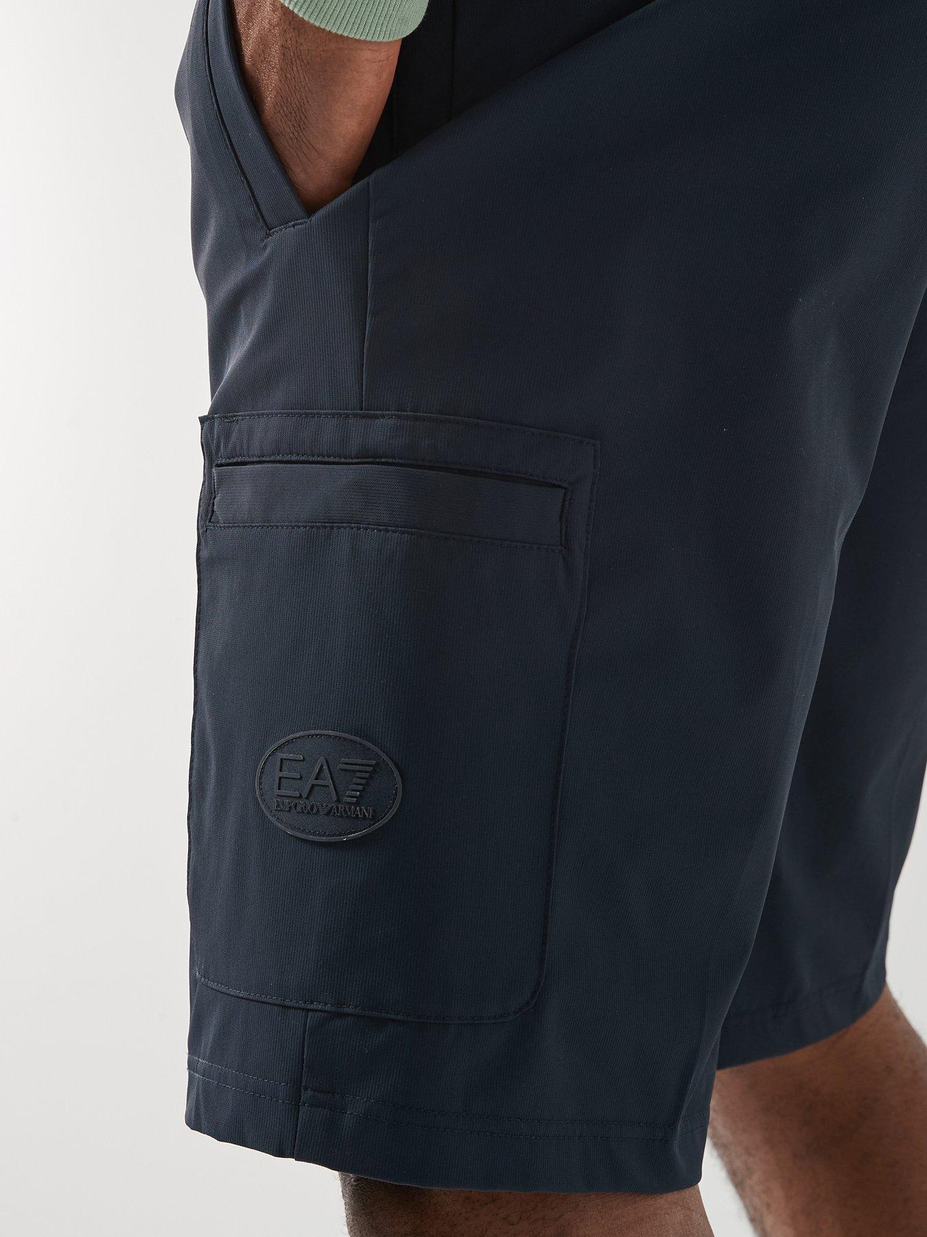 Image 5 of 6 of EA7 Emporio Armani Golf Pro Cargo Shorts - Dark Blue