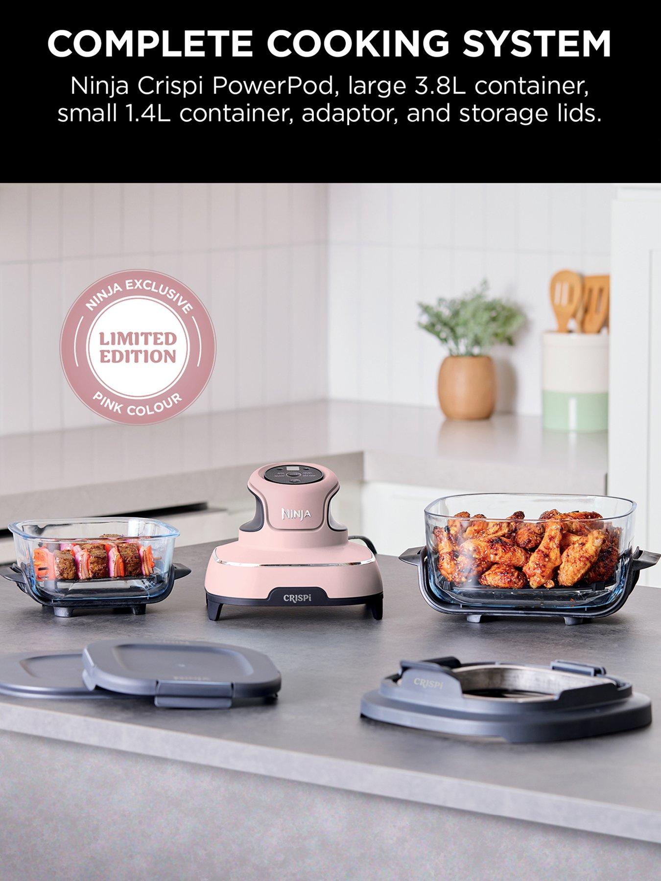 NINJA CRISPi 4-in-1 Portable Glass Air Fryer - Pink [FN101UKPK] | Very