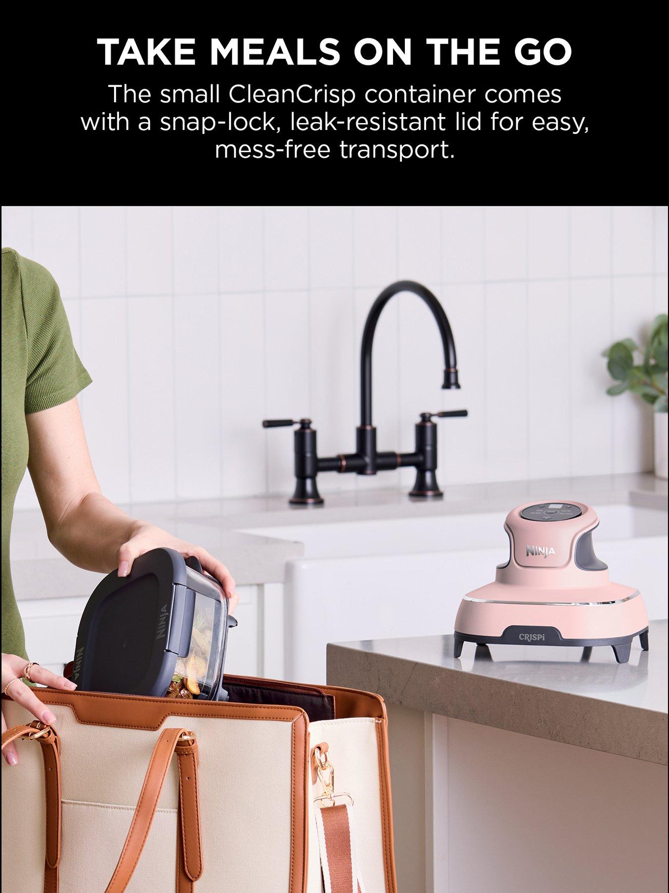 NINJA CRISPi 4-in-1 Portable Glass Air Fryer - Pink [FN101UKPK] | Very