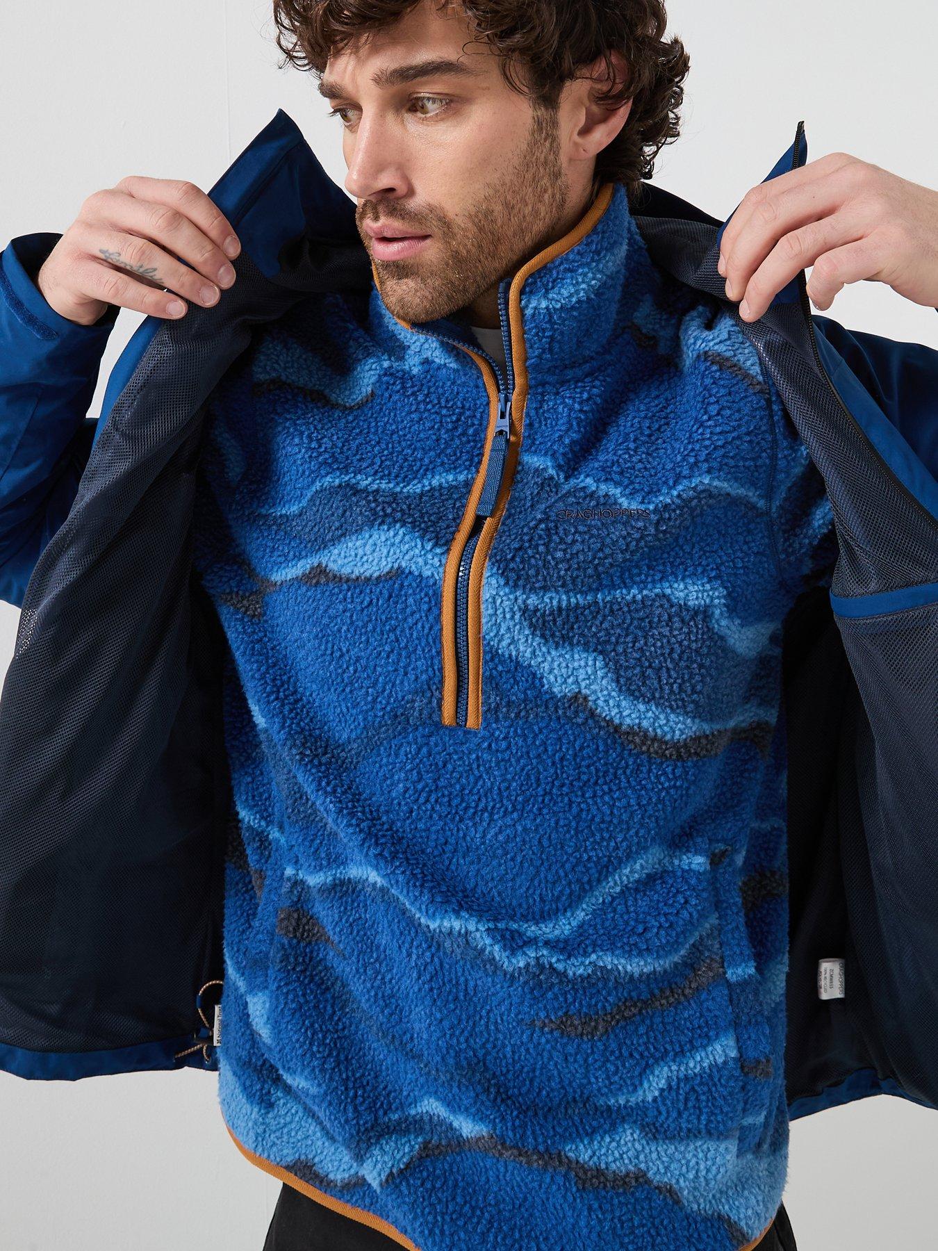 Craghoppers Mens National Trust Rawthey 1/2 Zip Fleece - Blue | Very