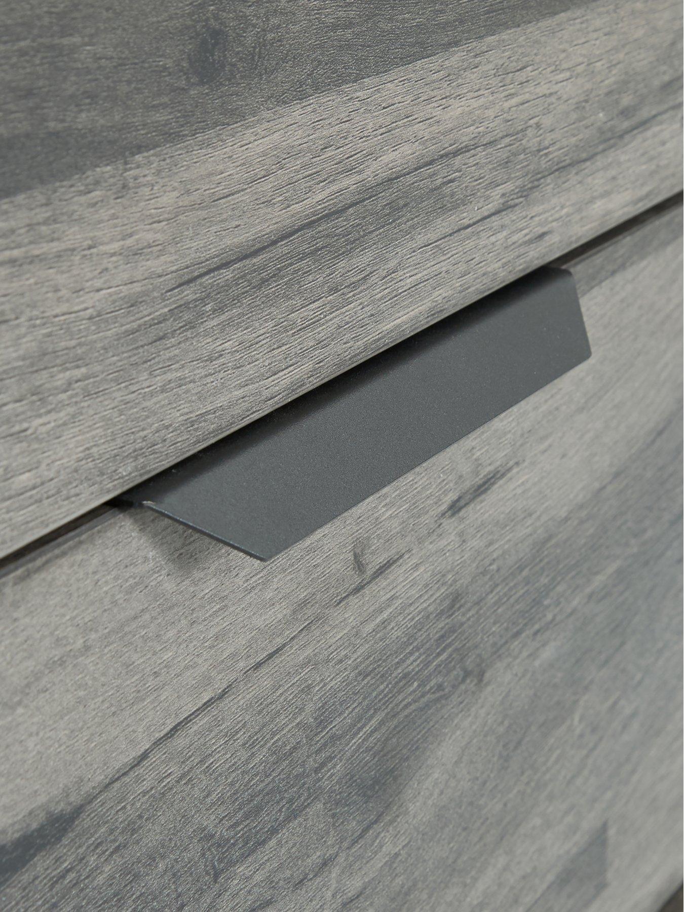 Image 5 of 7 of Very Home Harlem 2 Drawer Bedside Chest&nbsp;- Black Oak - FSC&reg; Certified