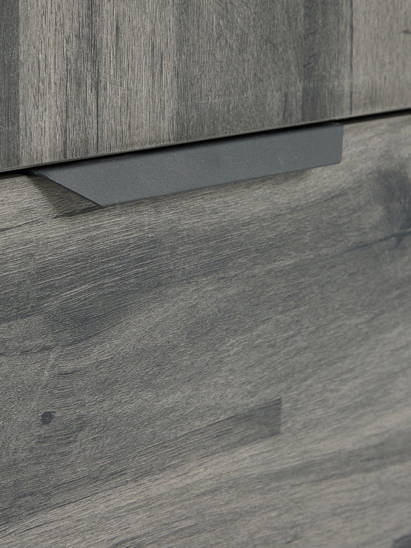 Image 5 of 7 of Very Home Harlem 2 Door Wardrobe - Black Oak&nbsp;- FSC&reg; Certified