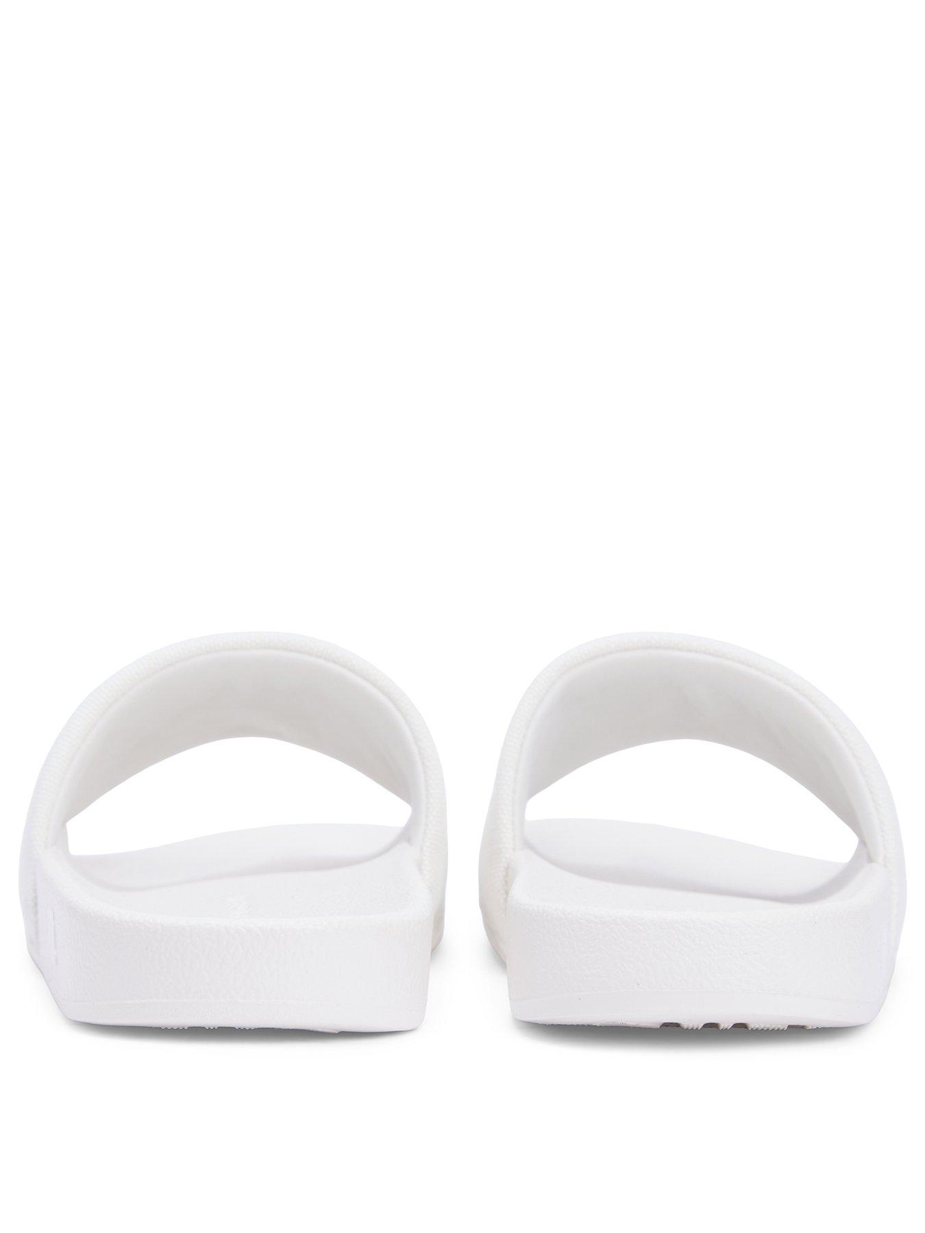 Image 3 of 6 of Tommy Hilfiger TH Script Pool Sliders - White