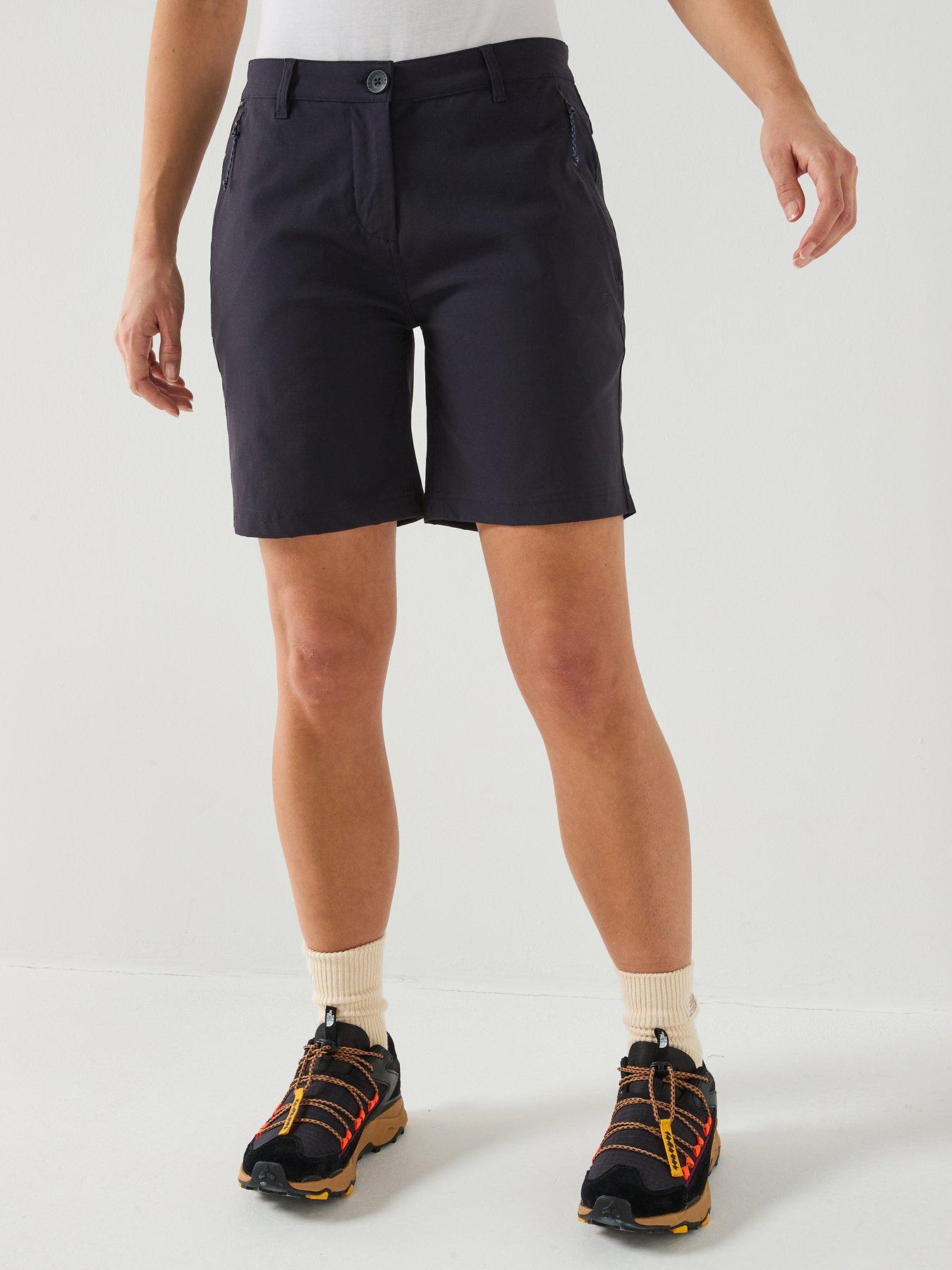 Craghoppers Womens Kiwi Pro III Shorts, Navy, Size 16, Women