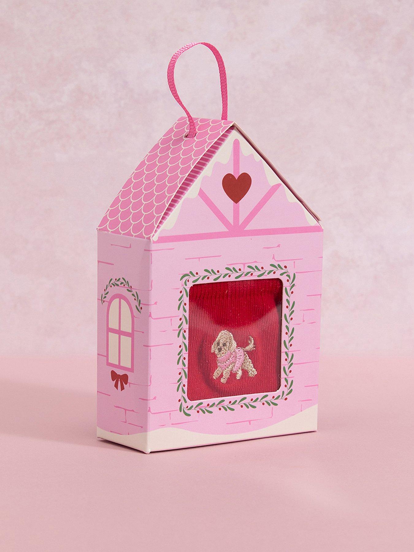 Boux Avenue Cockapoo Sock Gift Box - Red