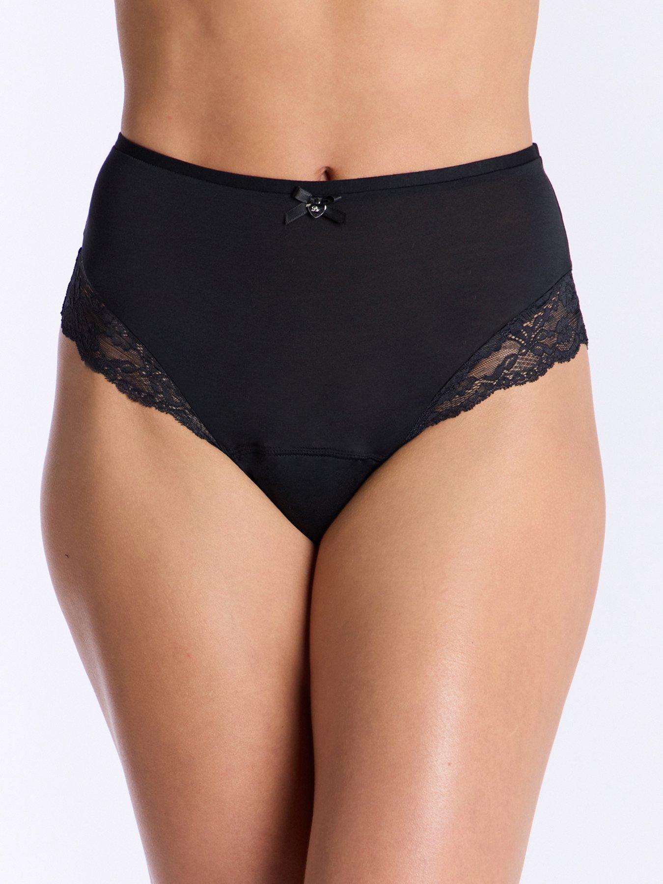 Image 1 of 5 of Boux Avenue 2 Pack Heavy Flow Period Pants - Black