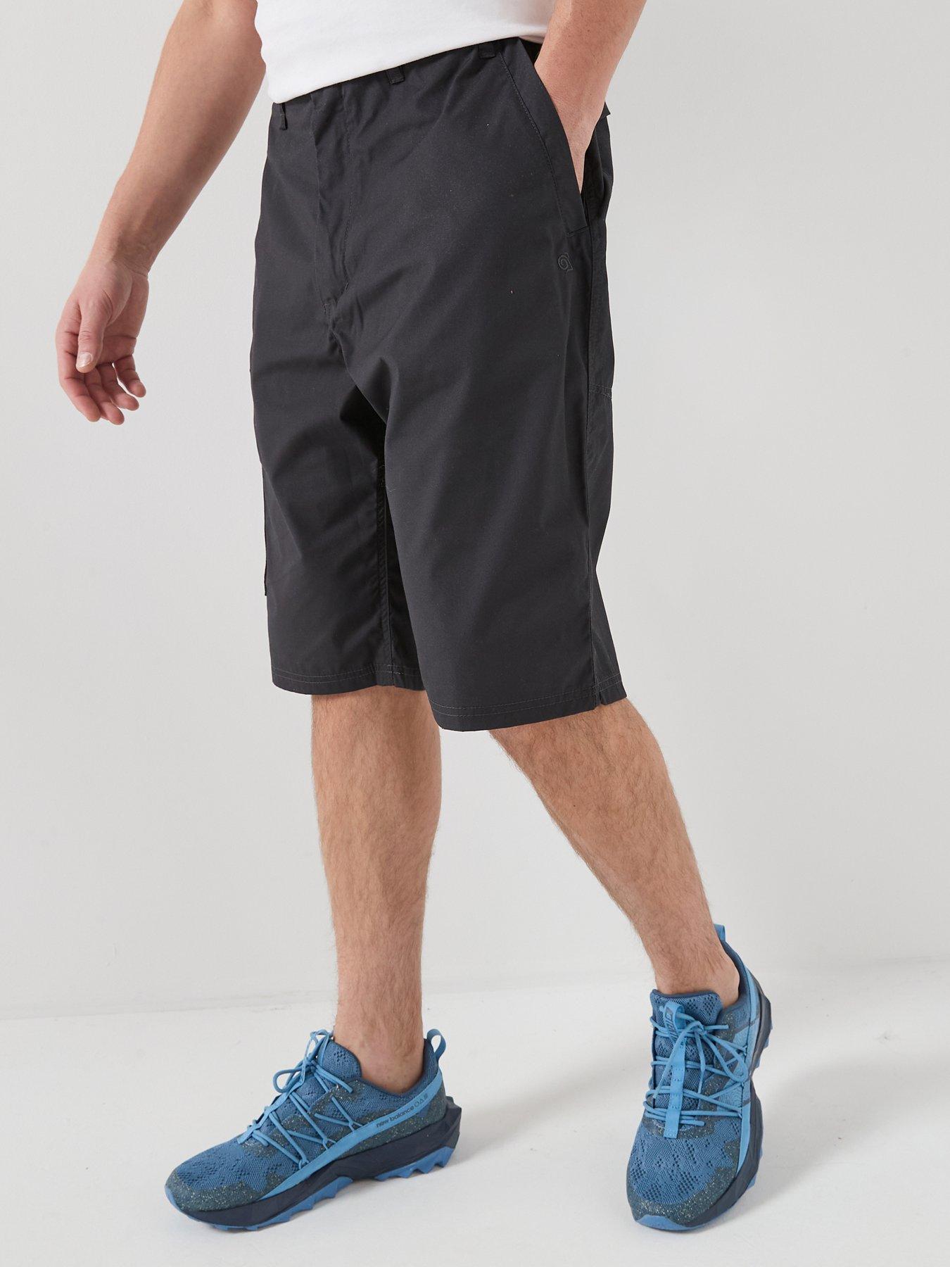 Craghoppers Mens Kiwi Long Shorts - Black