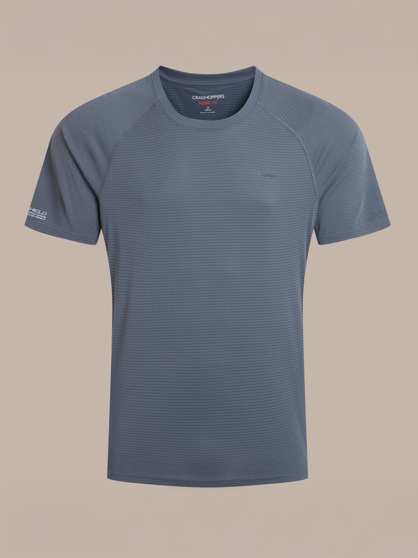 Image 4 of 5 of Craghoppers Mens Nosilife Solarshield+ T-shirt - Grey