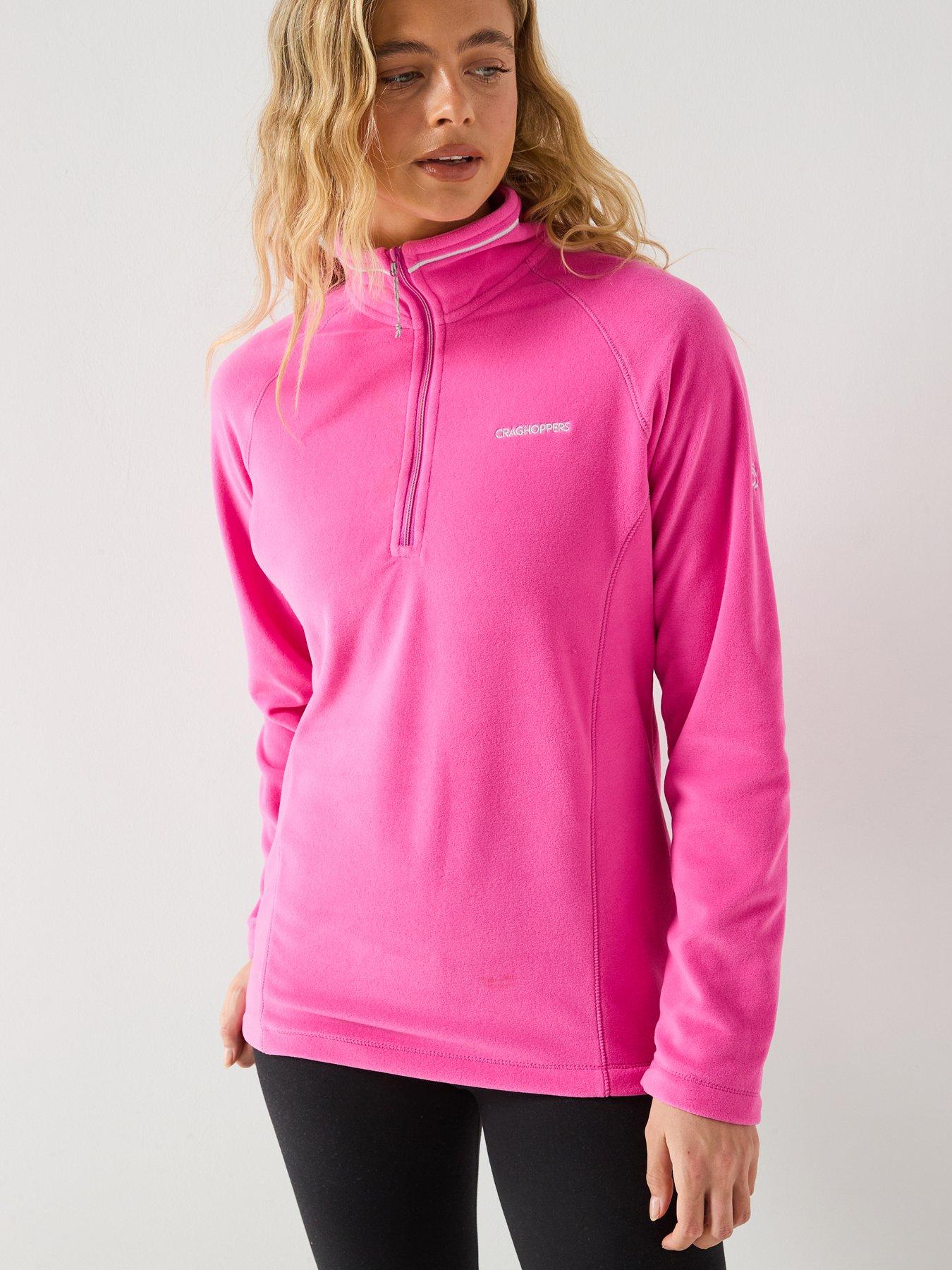 Craghoppers Womens Miska VI 1/2 Zip Fleece, Pink, Size 8, Women