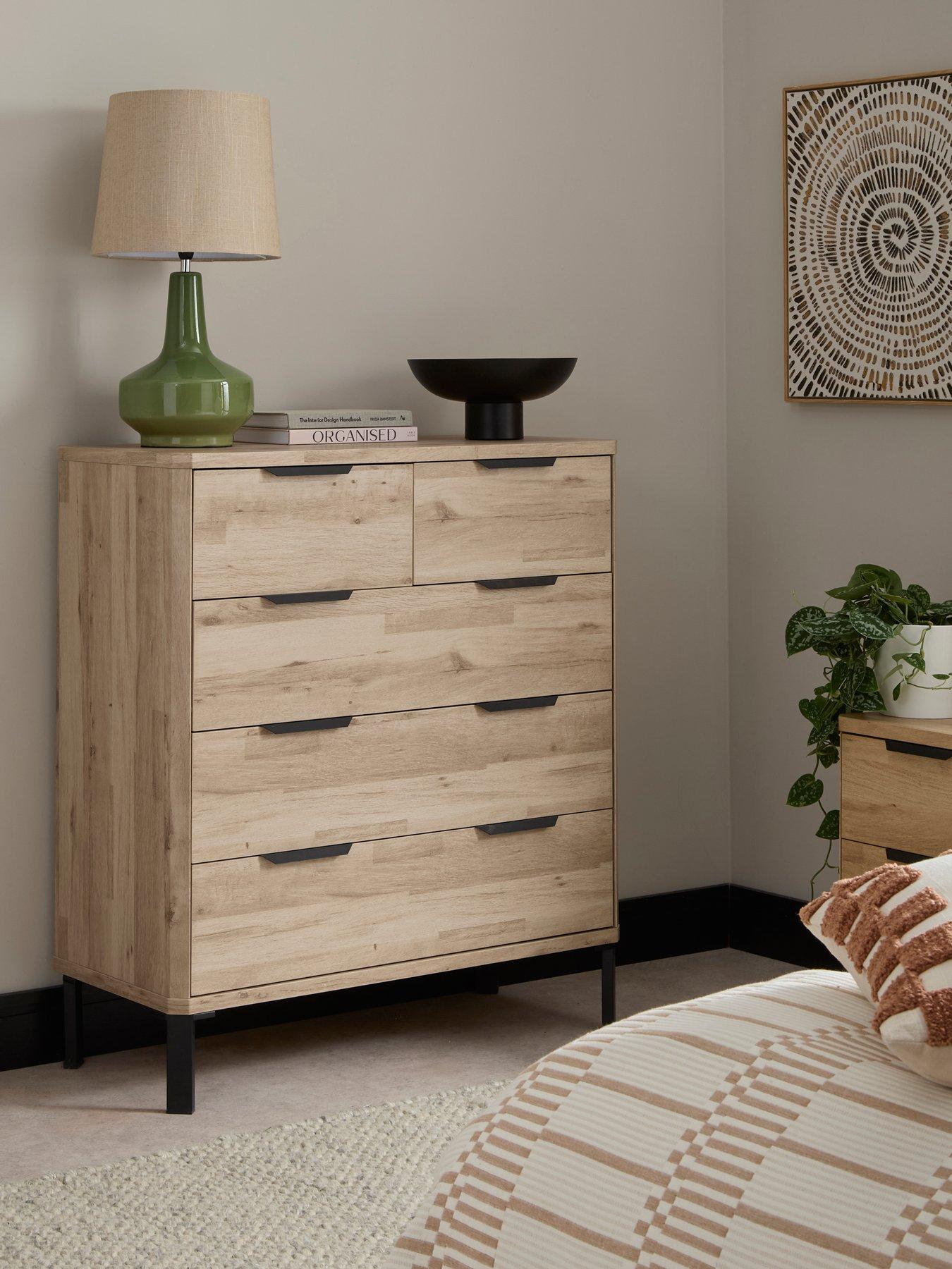The Very Collection Harlem 2 + 3 Chest Of Drawers - Light Oak - FSC® Certified