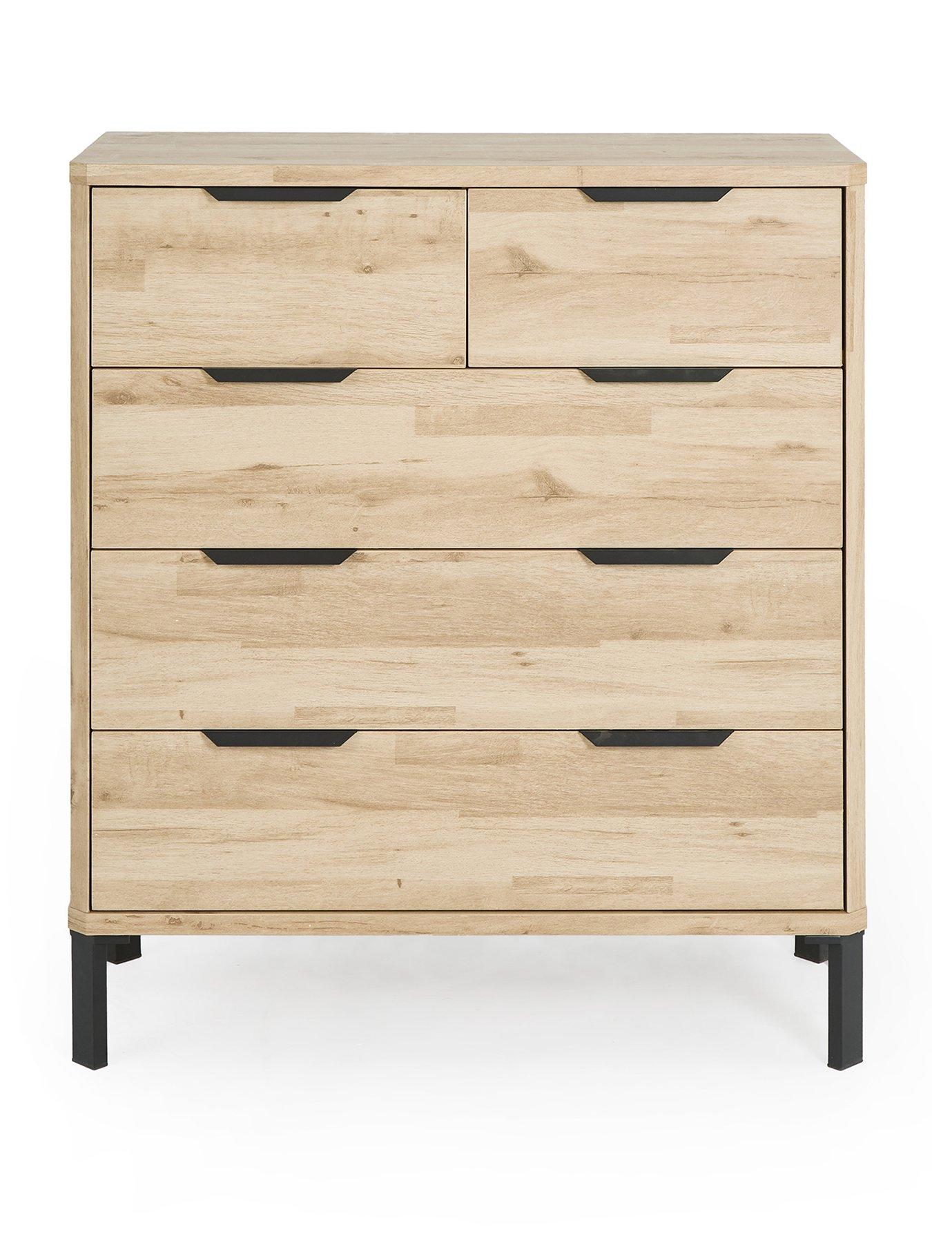 The Very Collection Harlem 2 + 3 Chest Of Drawers - Light Oak - FSC ...