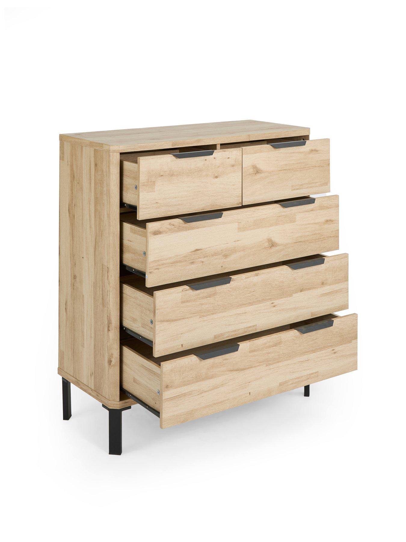 The Very Collection Harlem 2 + 3 Chest Of Drawers - Light Oak - FSC ...