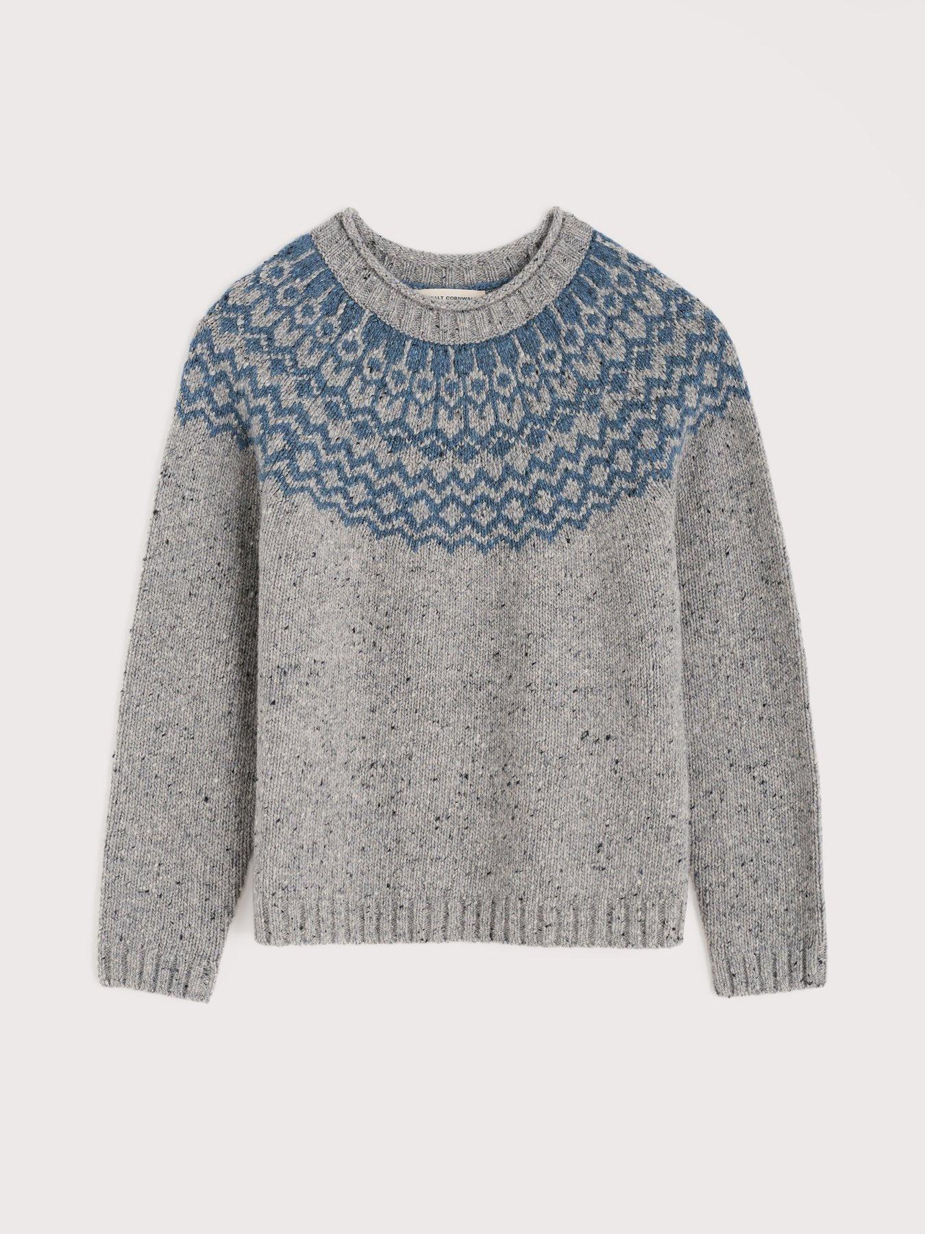 Image 4 of 5 of Seasalt Cornwall Port Kinnis Jumper Merino - Beige