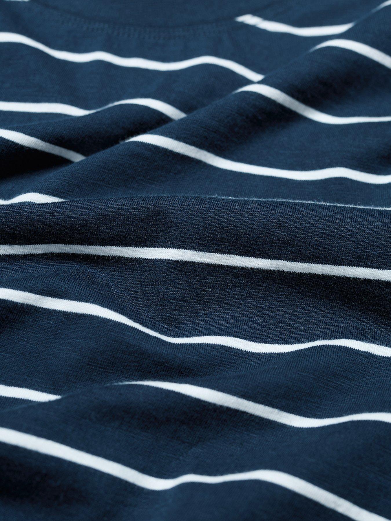 Image 5 of 5 of Seasalt Cornwall Copseland T-Shirt Stripe - Navy