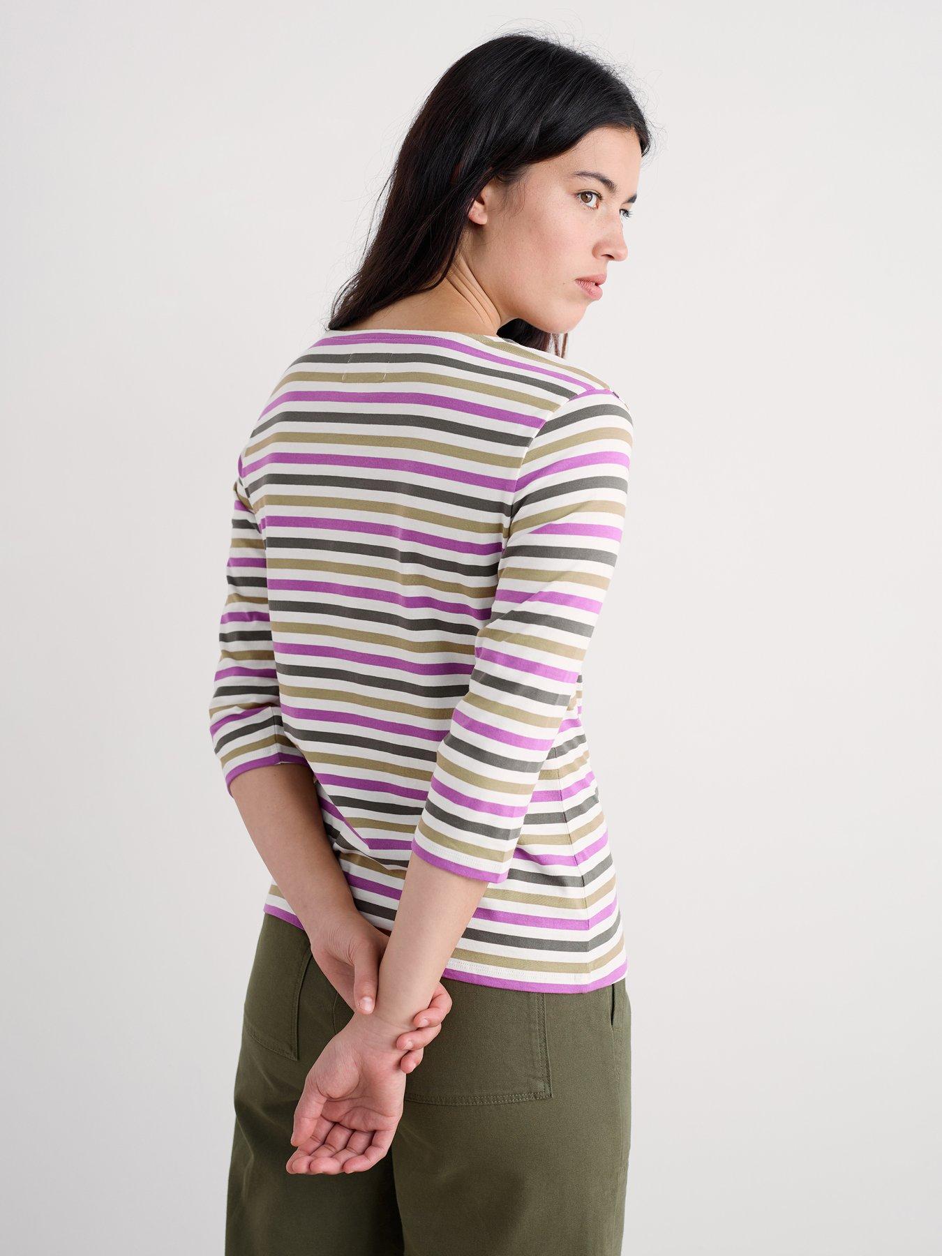 Image 2 of 5 of Seasalt Cornwall Sailor Top - White