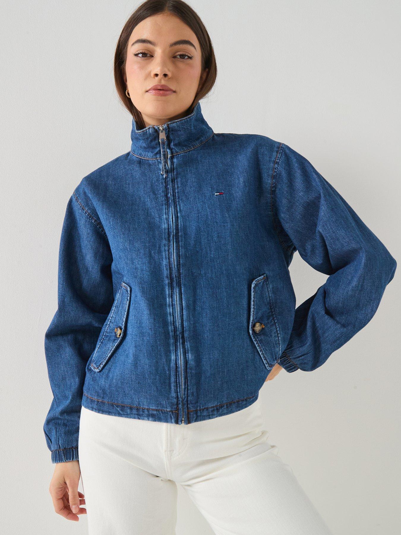 Image 1 of 6 of Tommy Jeans Chambray Jacket - Blue