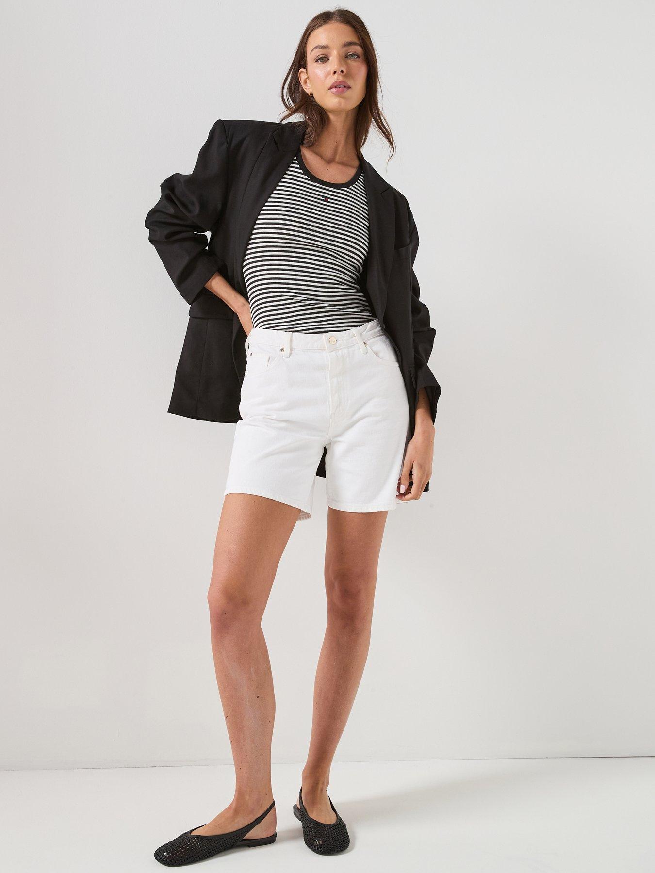 Image 6 of 6 of Tommy Jeans Essential Rib Tank Top - Black