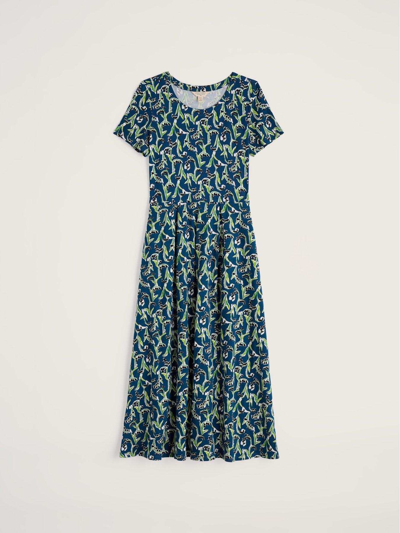 Image 4 of 5 of Seasalt Cornwall Veronica Short Sleeve Midi Dress - Blue