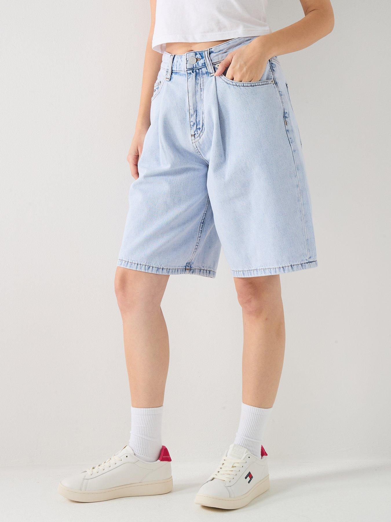 Tommy Jeans Charlie Short, Blue, Size 34, Women