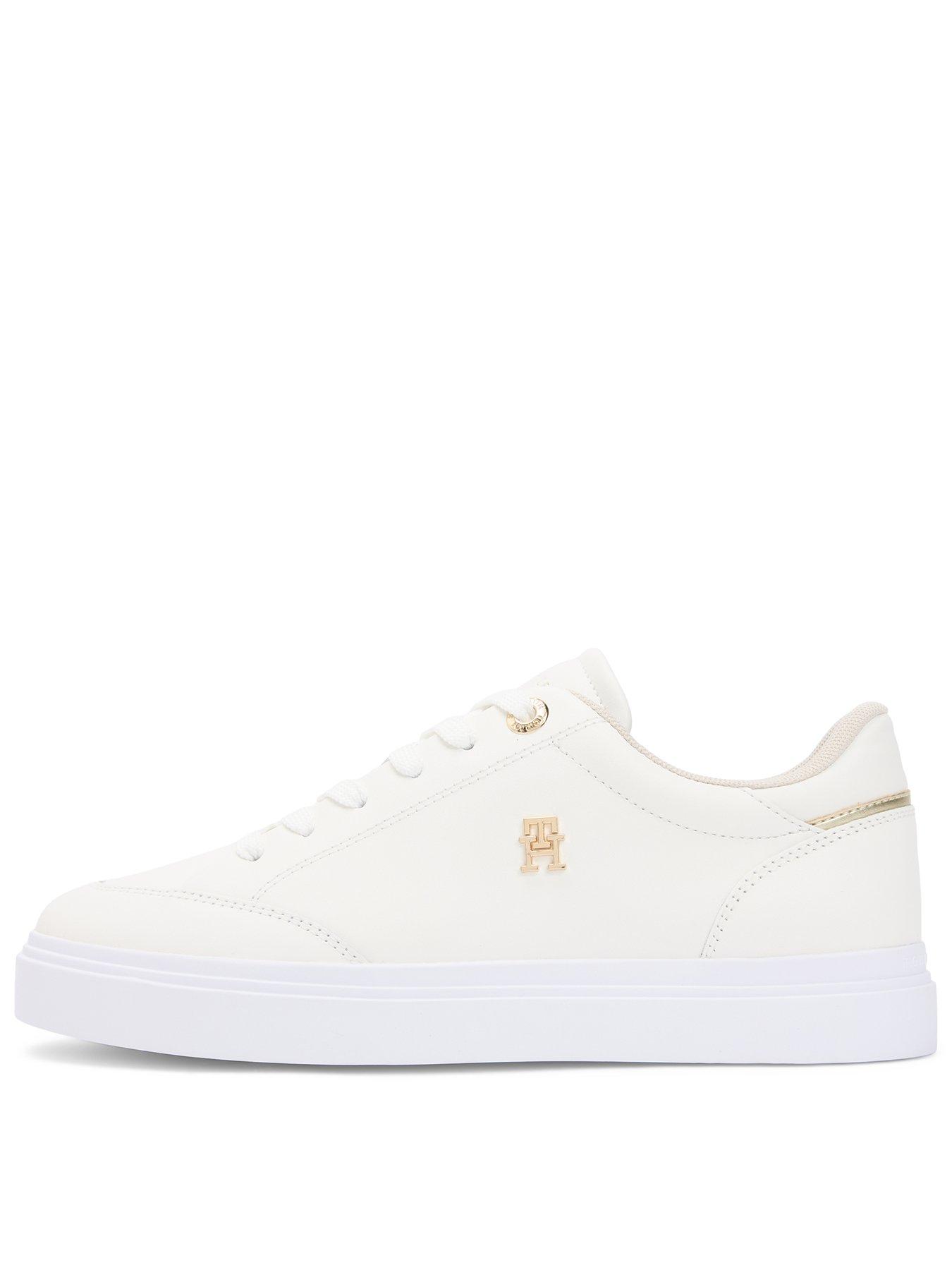 Image 1 of 3 of Tommy Hilfiger TH Chic Cupsole Trainers - White