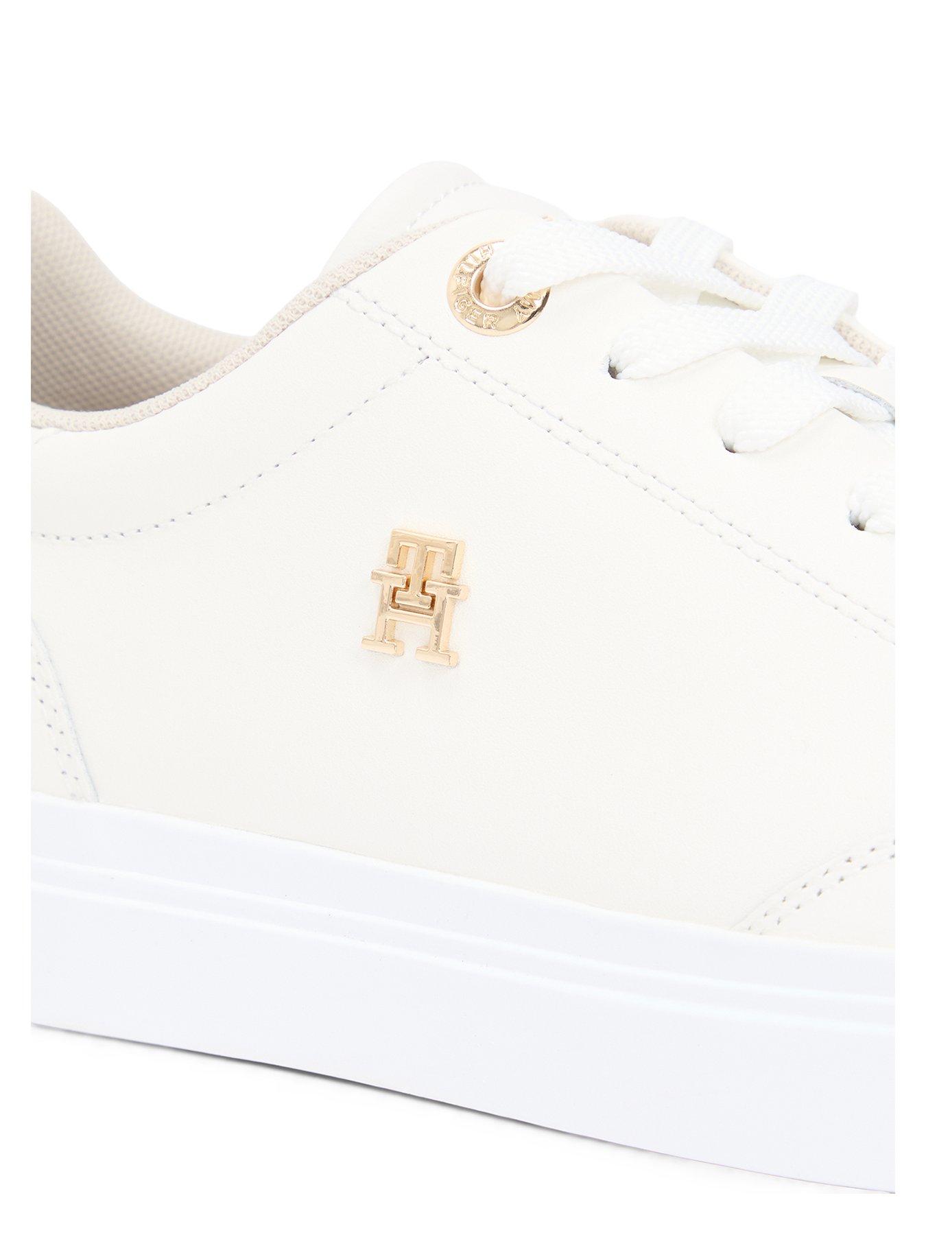 Image 3 of 3 of Tommy Hilfiger TH Chic Cupsole Trainers - White