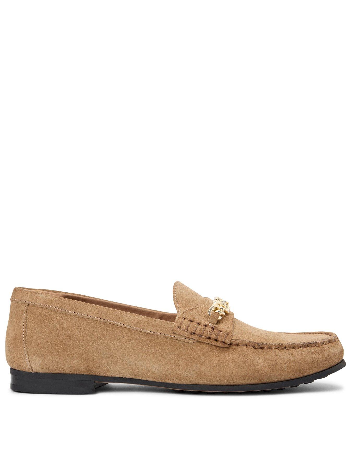 Tommy Hilfiger: Chain Suede Loafer - Green