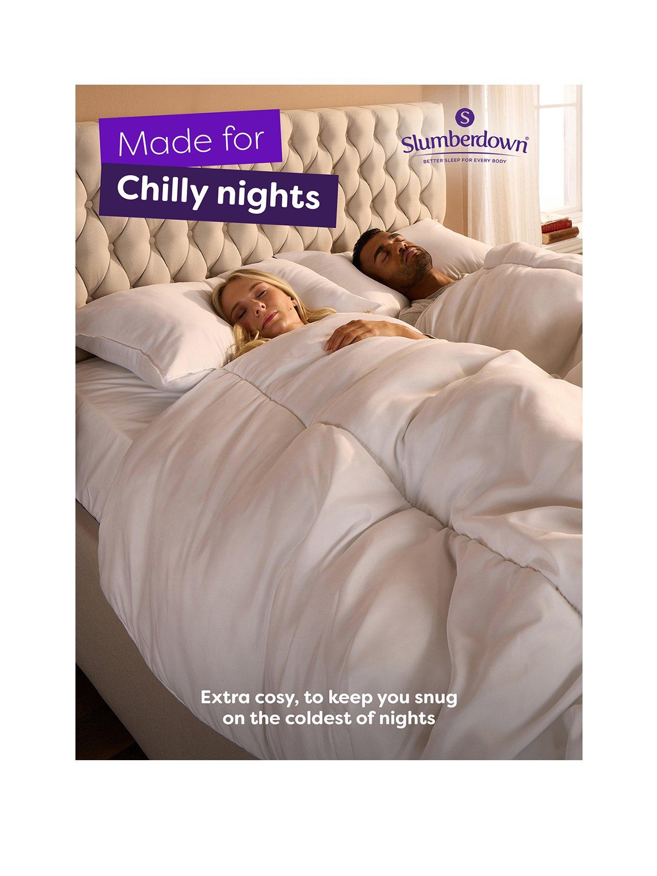 Image 2 of 7 of Slumberdown Chilly Nights 15 Tog Duvet &amp; 2 Super Support Pillows