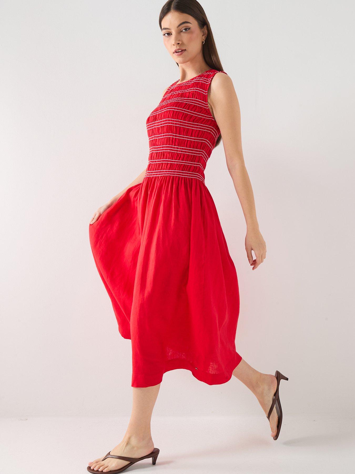 strapless open back dress Tommy Hilfiger Polo Dress main image 1