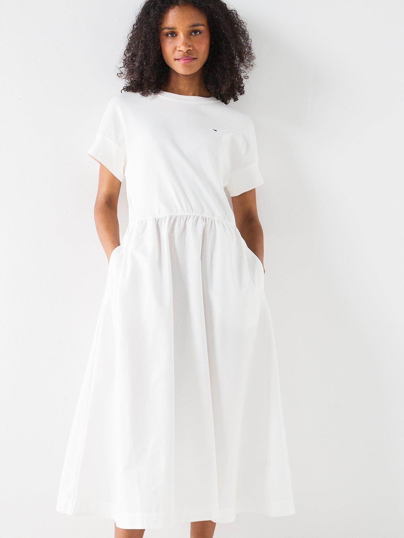 plus size wedding guest fall dresses Ever-Pretty Inclusive Glitter V-Neck Flutter Sleeve Midi Cocktail Dress French Style Little Black LABORDAY2025 Size:15.5 - 32/33 shaped sequins